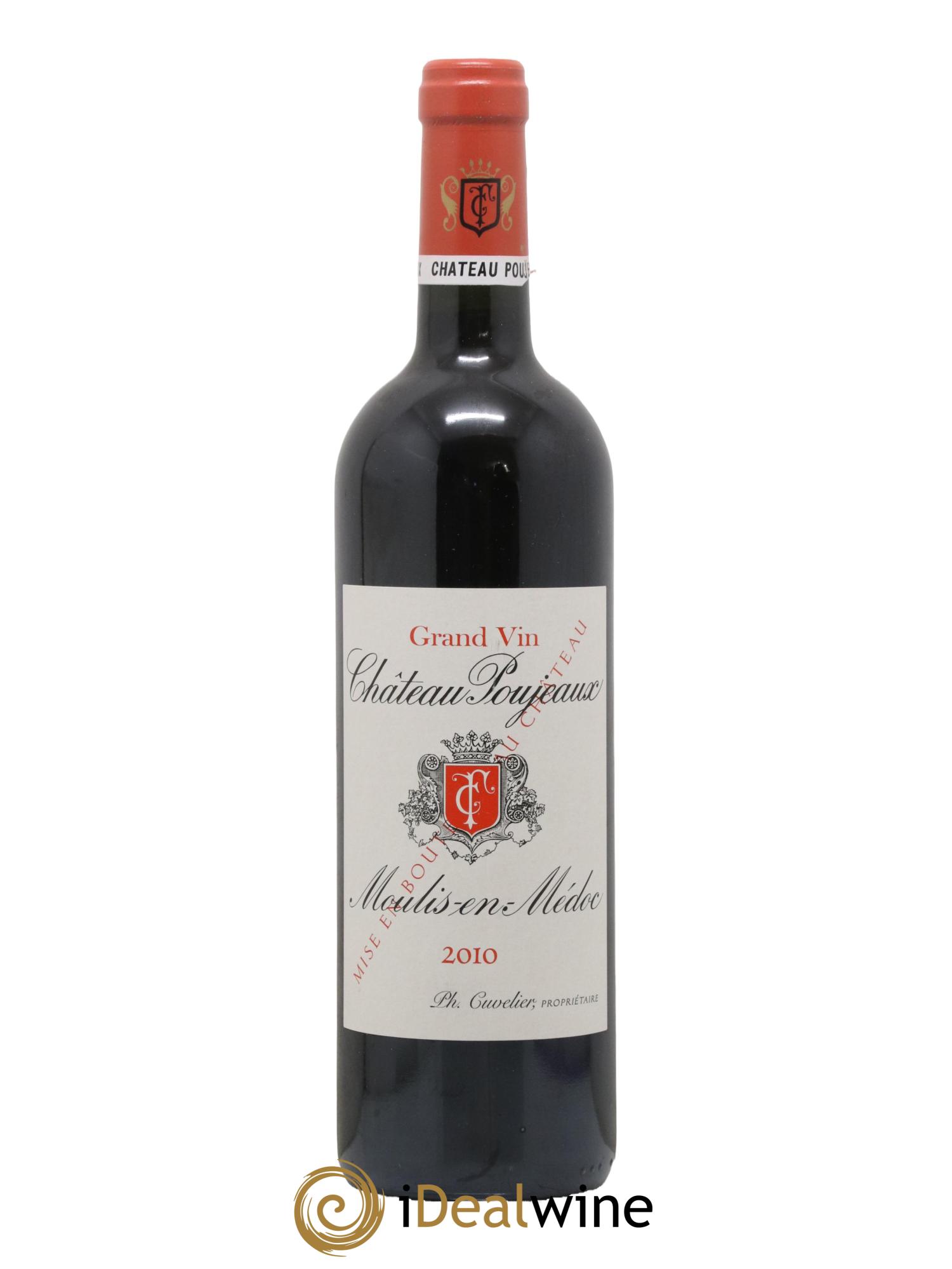 Château Poujeaux 2010 - Lot de 1 bouteille - 0
