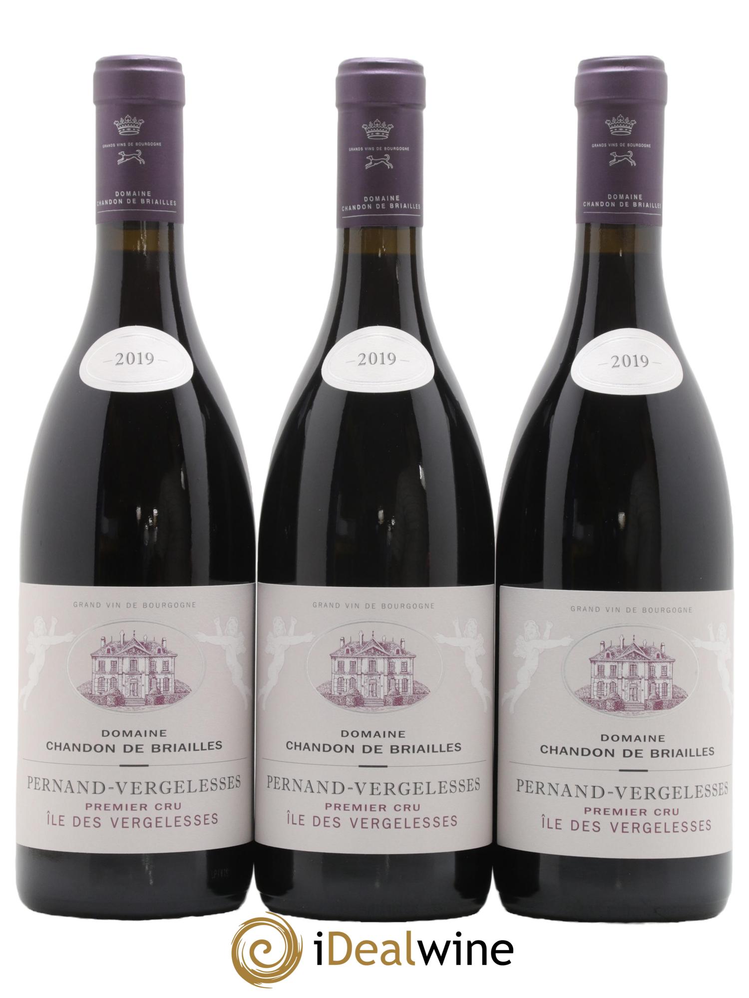 Pernand-Vergelesses 1er Cru Ile des Vergelesses Chandon de Briailles 2019 - Lot de 6 bouteilles - 2