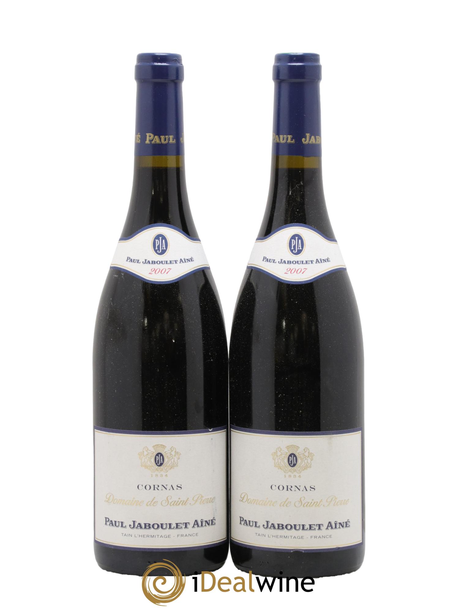 Cornas Domaine de Saint-Pierre Paul Jaboulet Ainé 2007 - Posten von 2 Flaschen - 0