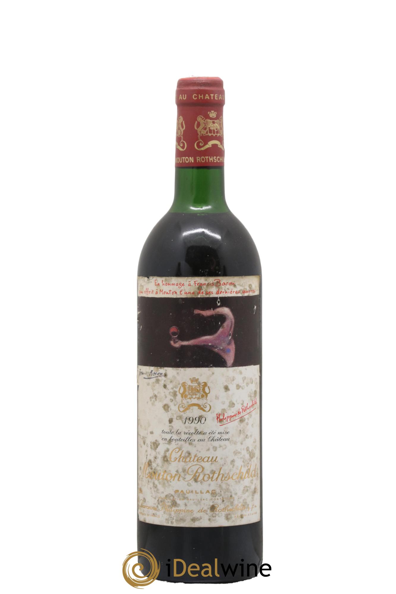Château Mouton Rothschild 1er Grand Cru Classé 1990 - Lot of 1 bottle - 0