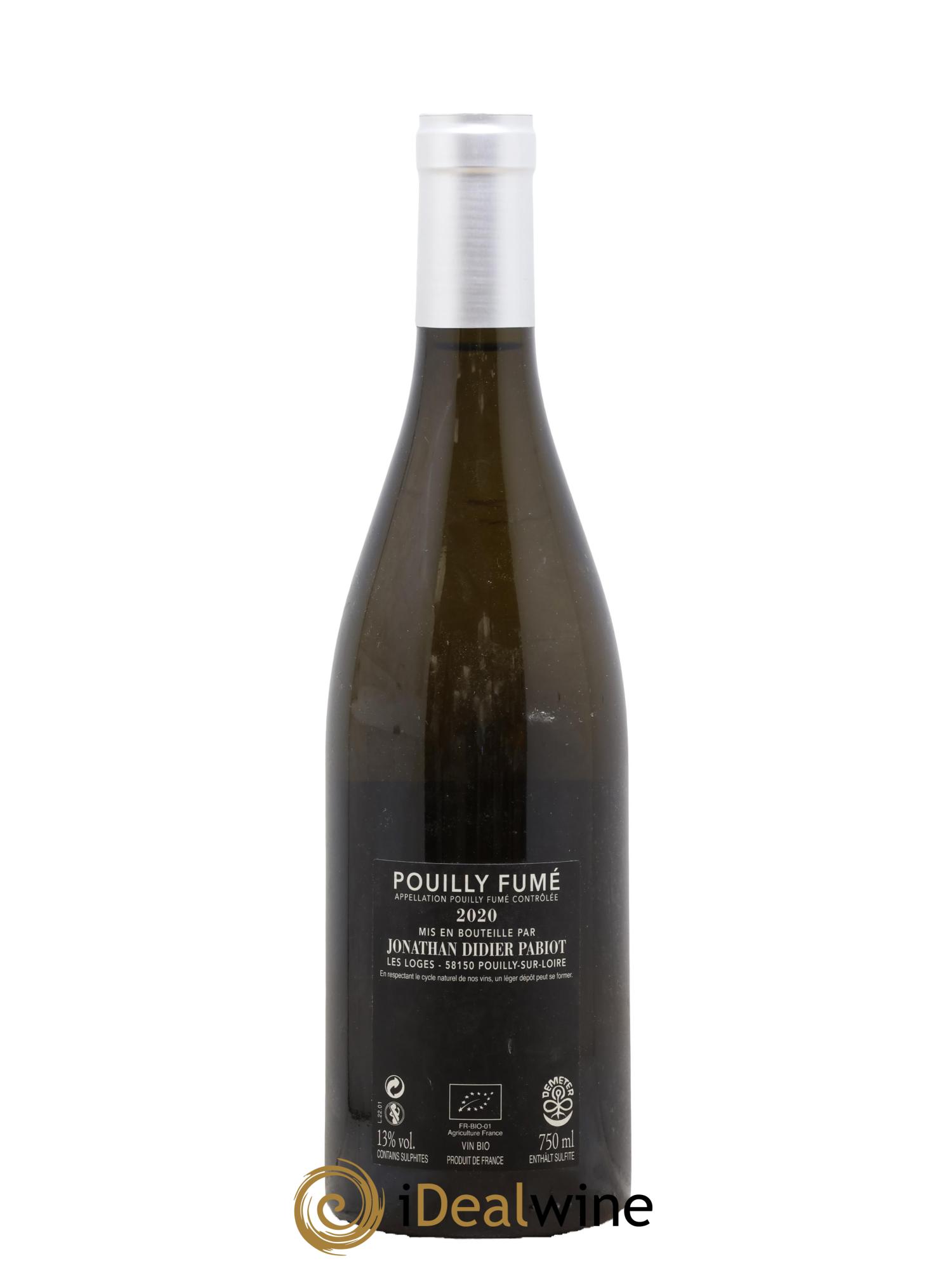 Pouilly-Fumé Luminance (anciennement Prédilection) Jonathan Didier Pabiot 2020 - Posten von 1 Flasche - 1