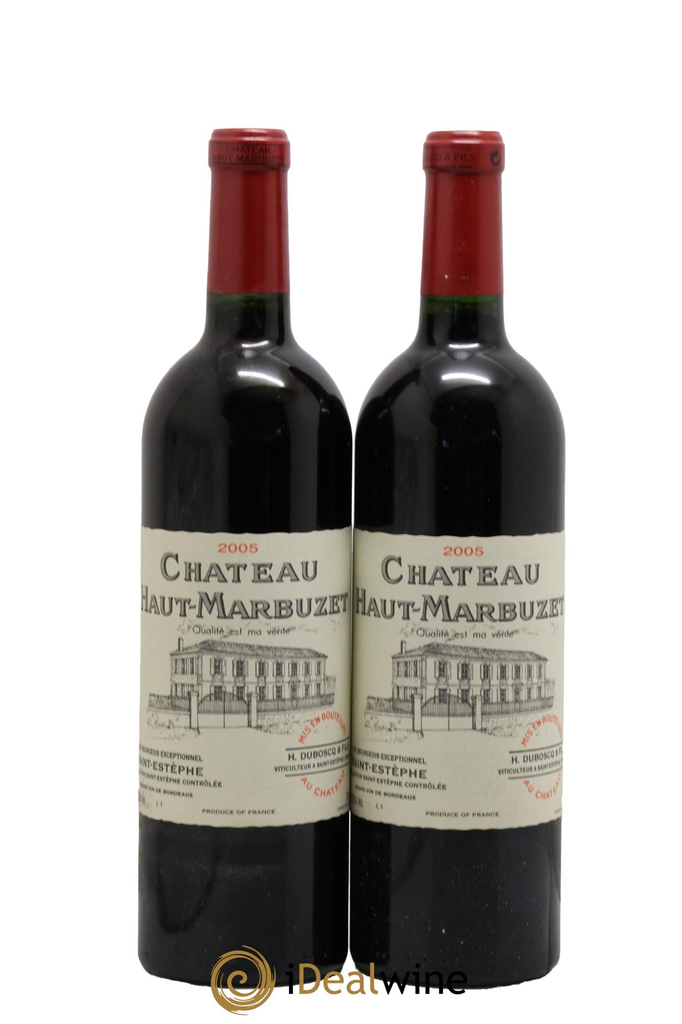Château Haut Marbuzet 2005 - Posten von 2 Flaschen - 0