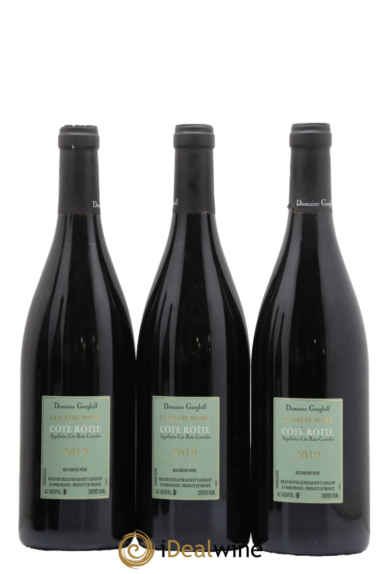 Côte-Rôtie La Sereine Noire Gangloff (Domaine) 2019 - Lot of 3 bottles - 1