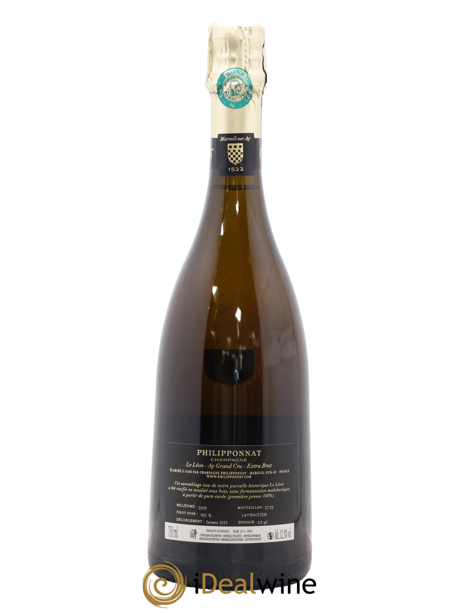 Le Léon Grand Cru Extra-Brut Philipponnat 2015 - Lot de 1 bouteille - 2