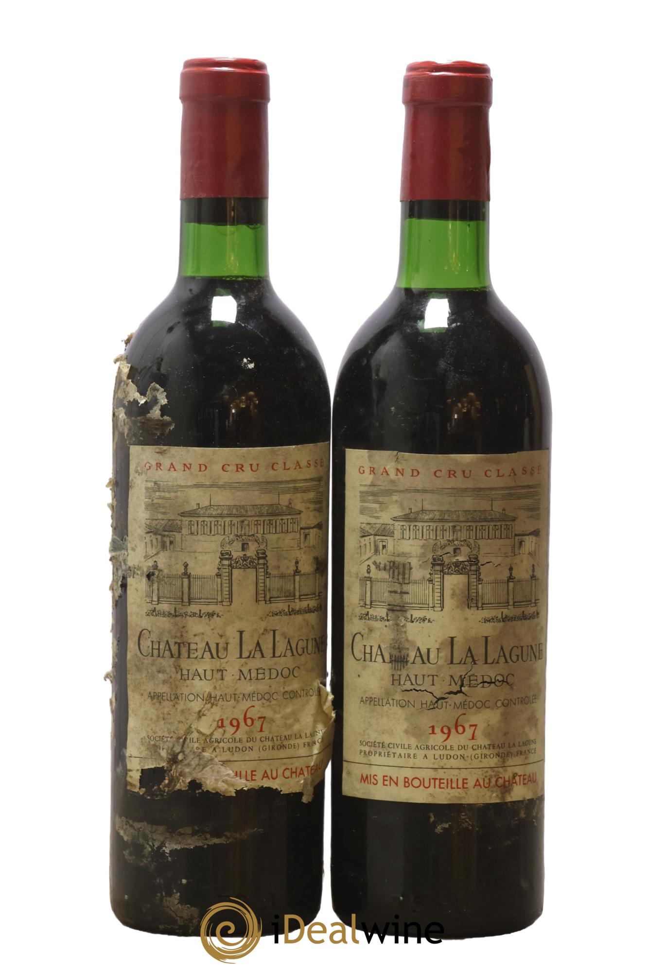 Château la Lagune 3ème Grand Cru Classé 1967 - Lot de 2 bouteilles - 0