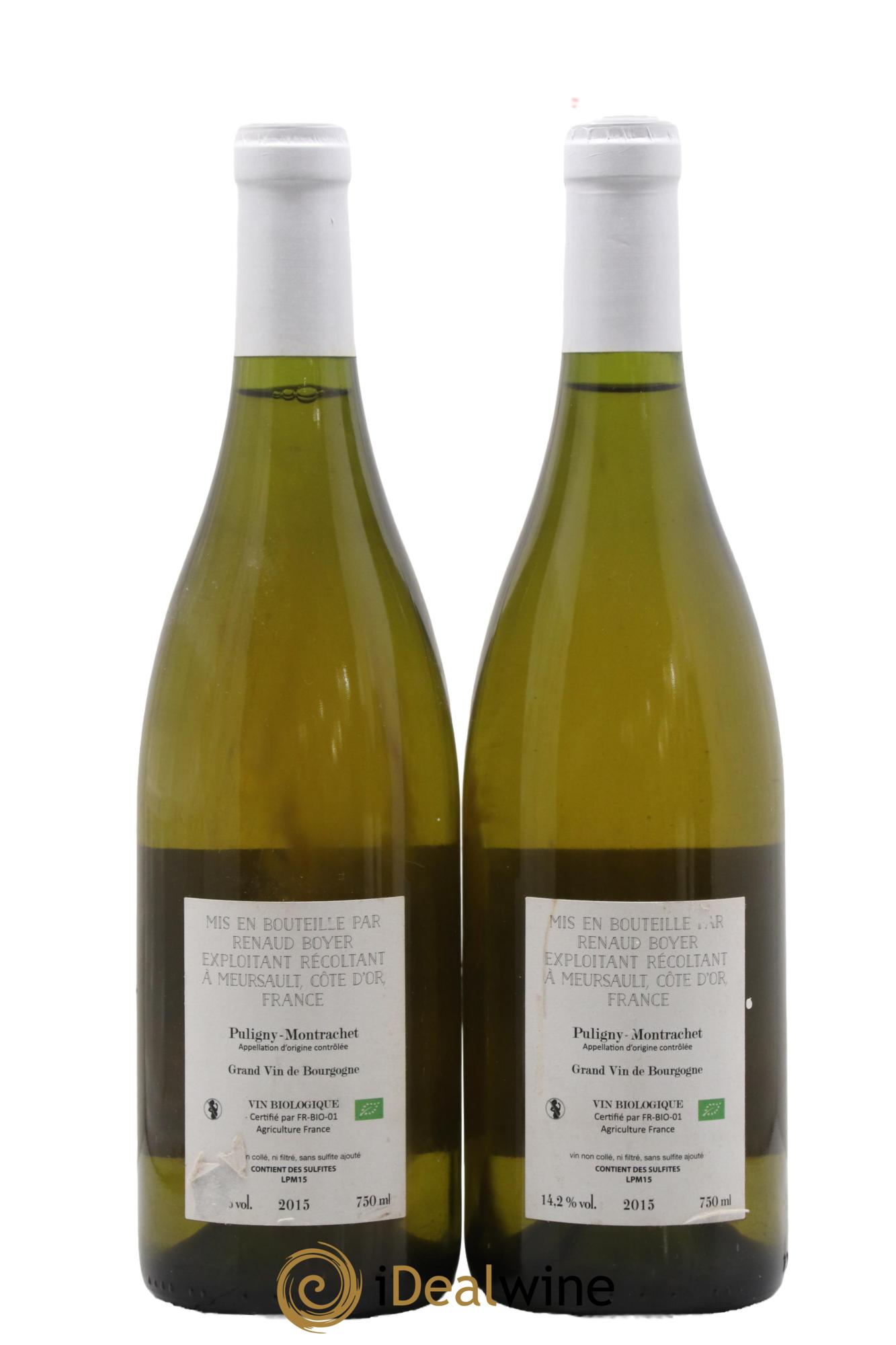 Puligny-Montrachet Les Reuchaux Renaud Boyer 2015 - Lot de 2 bouteilles - 1