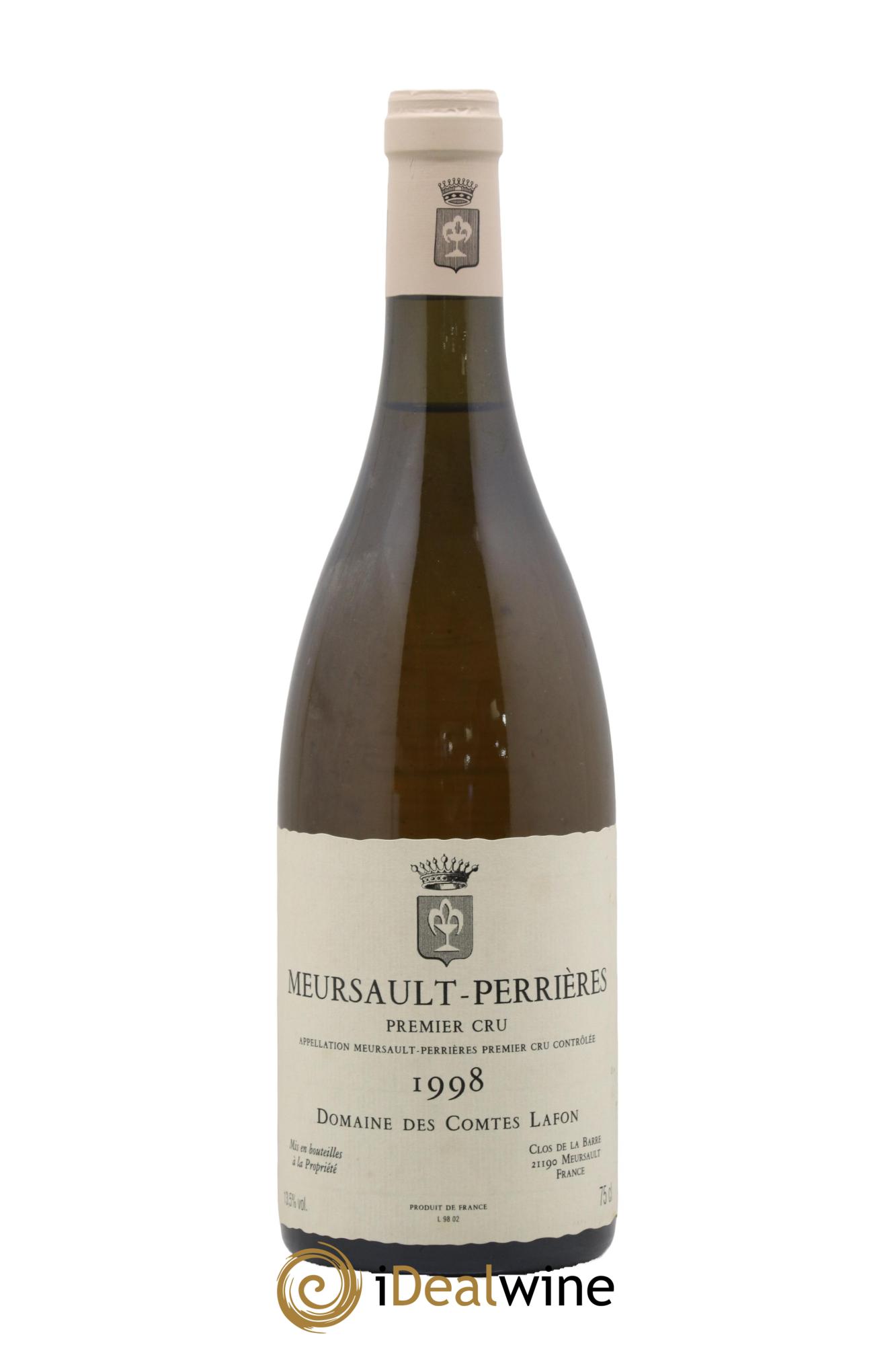 Meursault 1er Cru Perrières Comtes Lafon (Domaine des) 1998 - Lotto di 1 bottiglia - 0