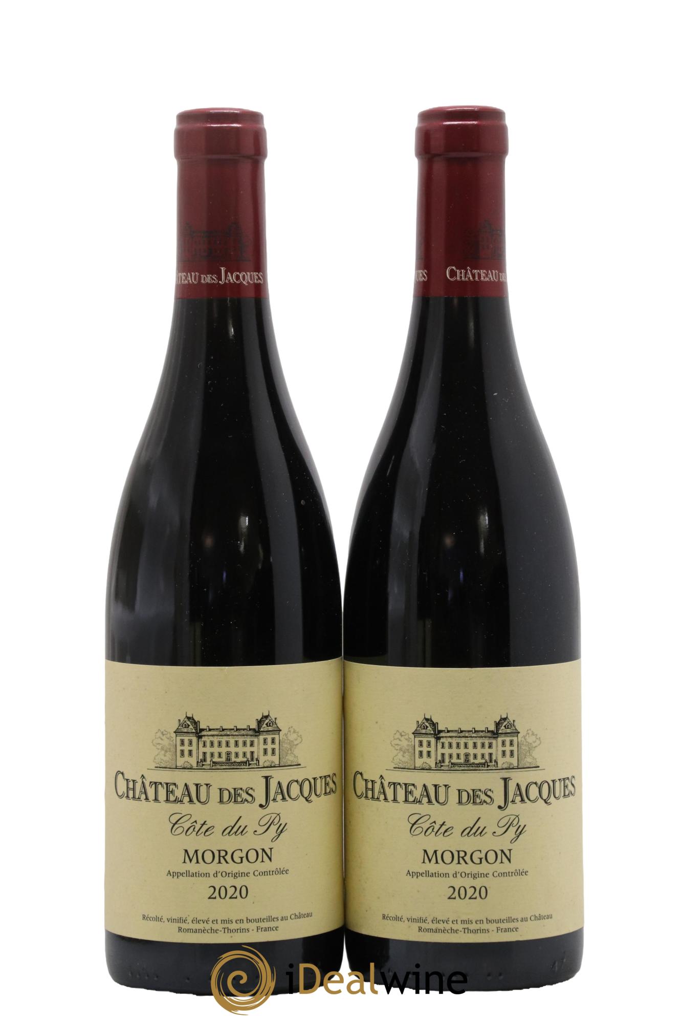 Morgon Côte du Py Château des Jacques 2020 - Posten von 2 Flaschen - 0
