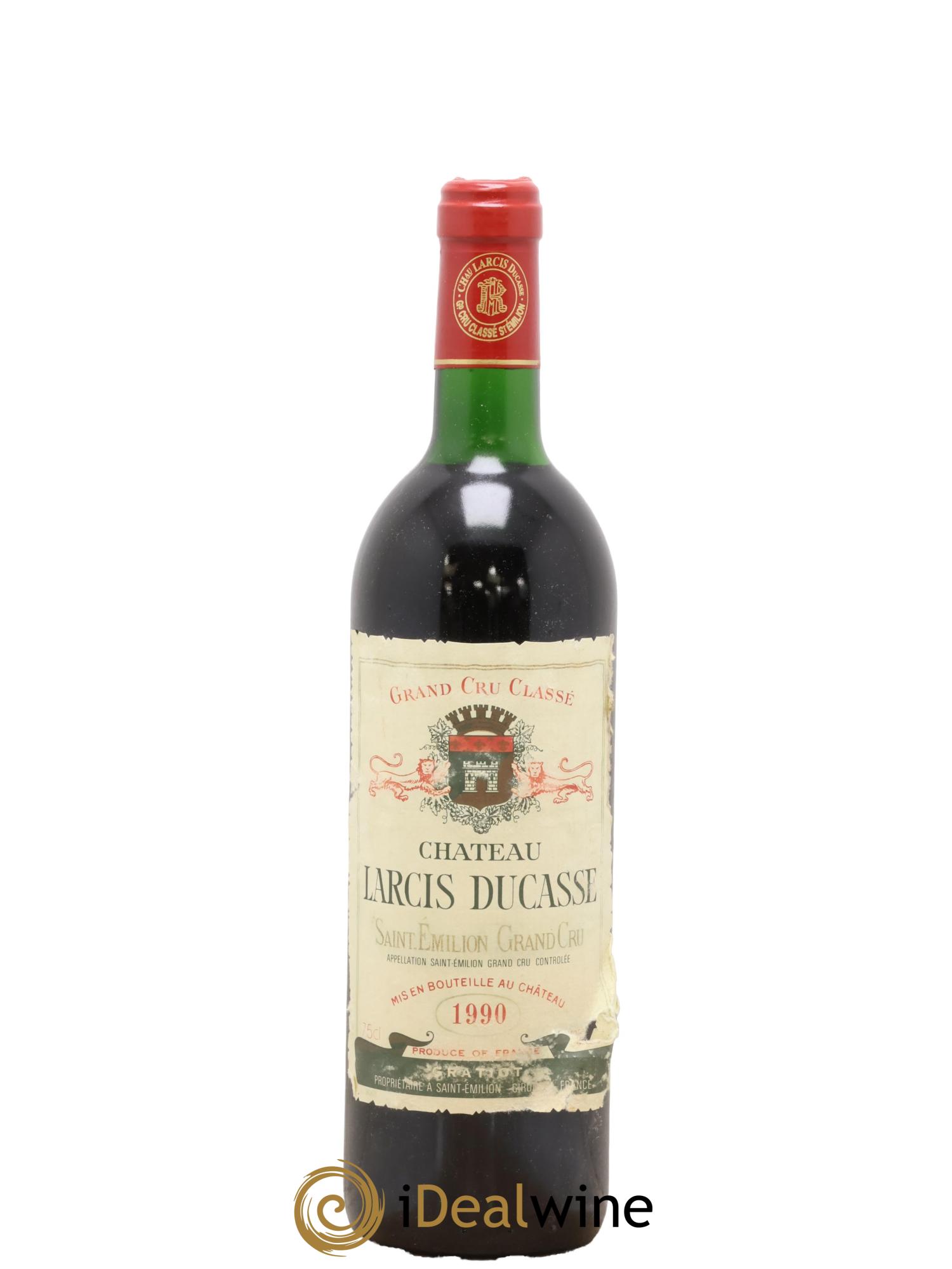 Saint-Émilion Grand Cru Larcis Ducasse 1990 - Lot de 1 bouteille - 0