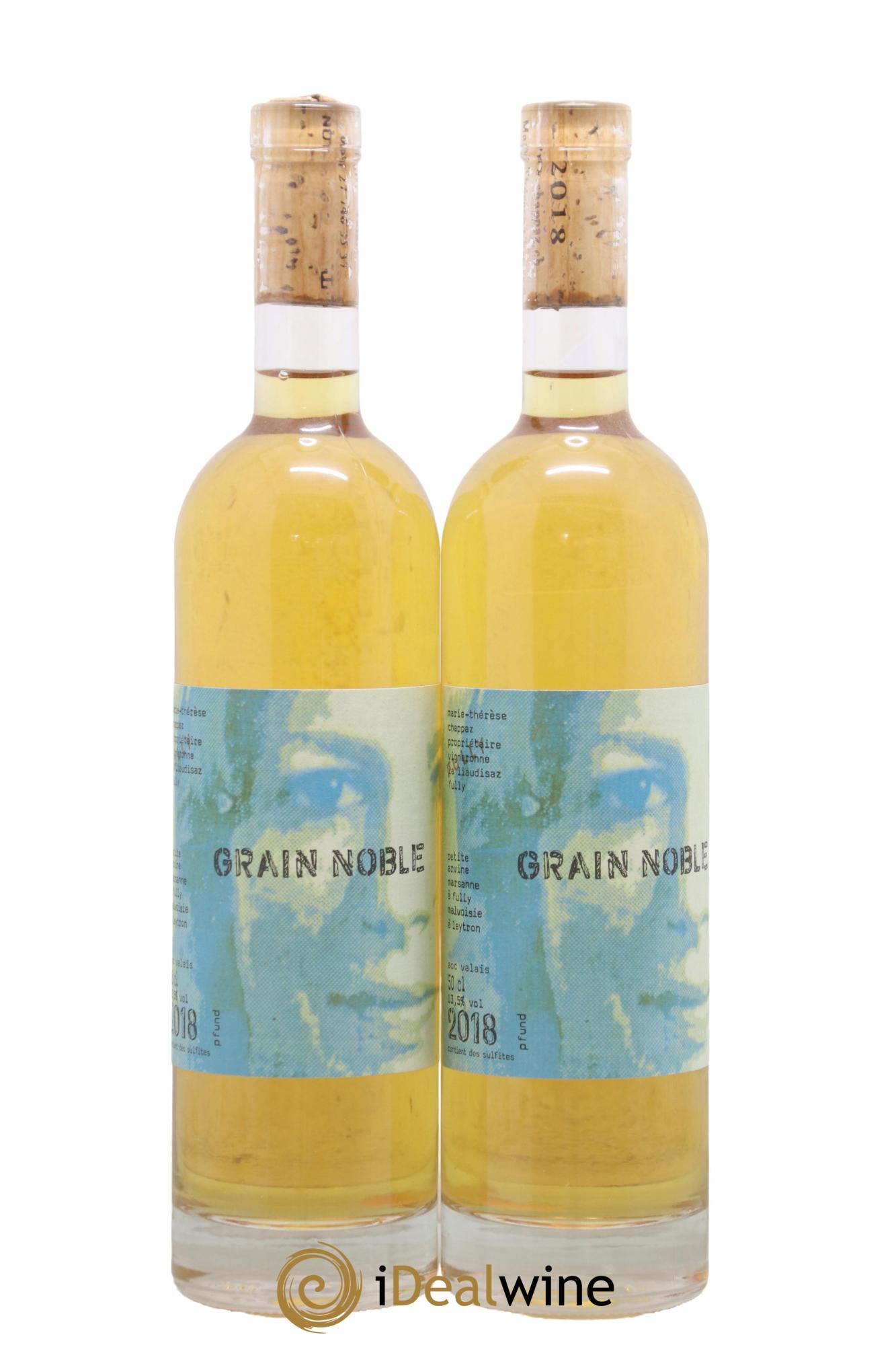 Valais Grain Noble Marsanne Blanche Petite Arvine Marie-Thérèse Chappaz - Domaine Les Claives 2018 - Lot de 2 format 50cls - 0