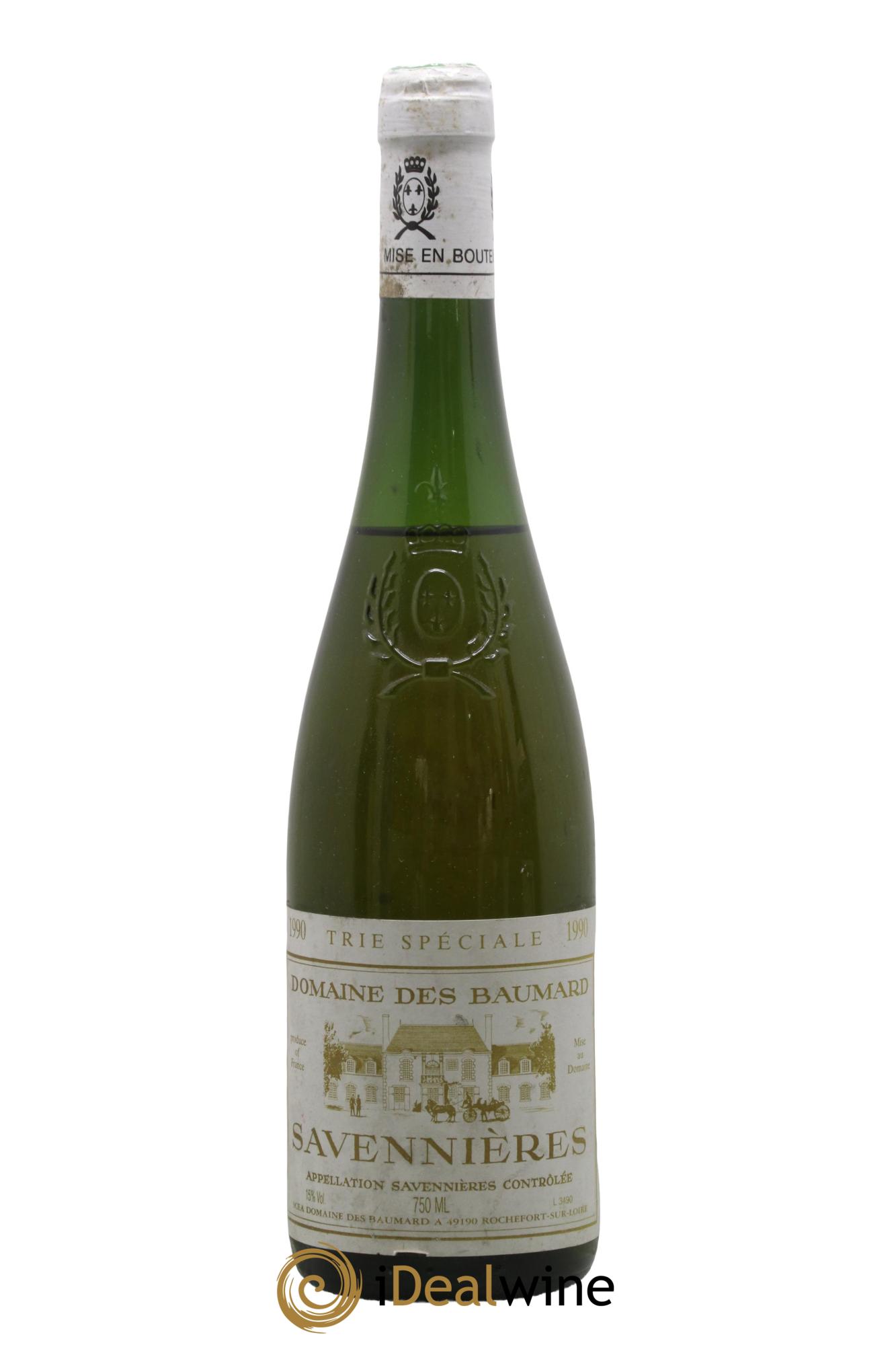 Savennières Trie Spéciale Baumard (Domaine des) 1990 - Lot de 1 bouteille - 0