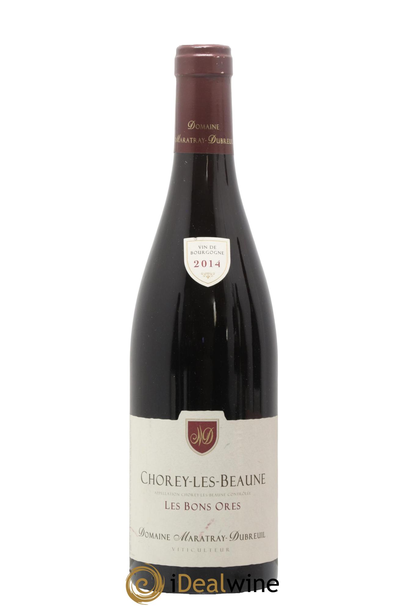 Chorey-lès-Beaune Les Bons Ores Domaine Maratray Dubreuil 2014 - Posten von 1 Flasche - 0