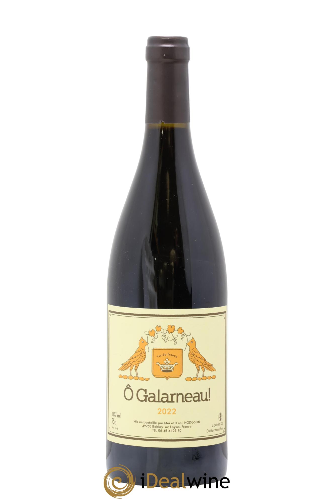 Vin de France O Galarneau Mai & Kenji Hodgson 2022 - Lot de 1 bouteille - 0