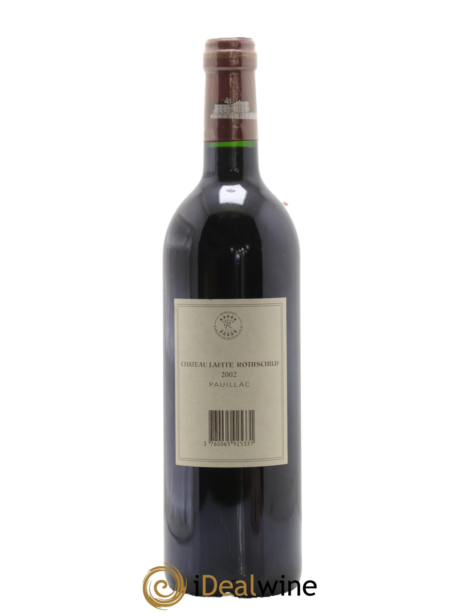 Château Lafite Rothschild 1er Grand Cru Classé 2002 - Lot de 1 bouteille - 1