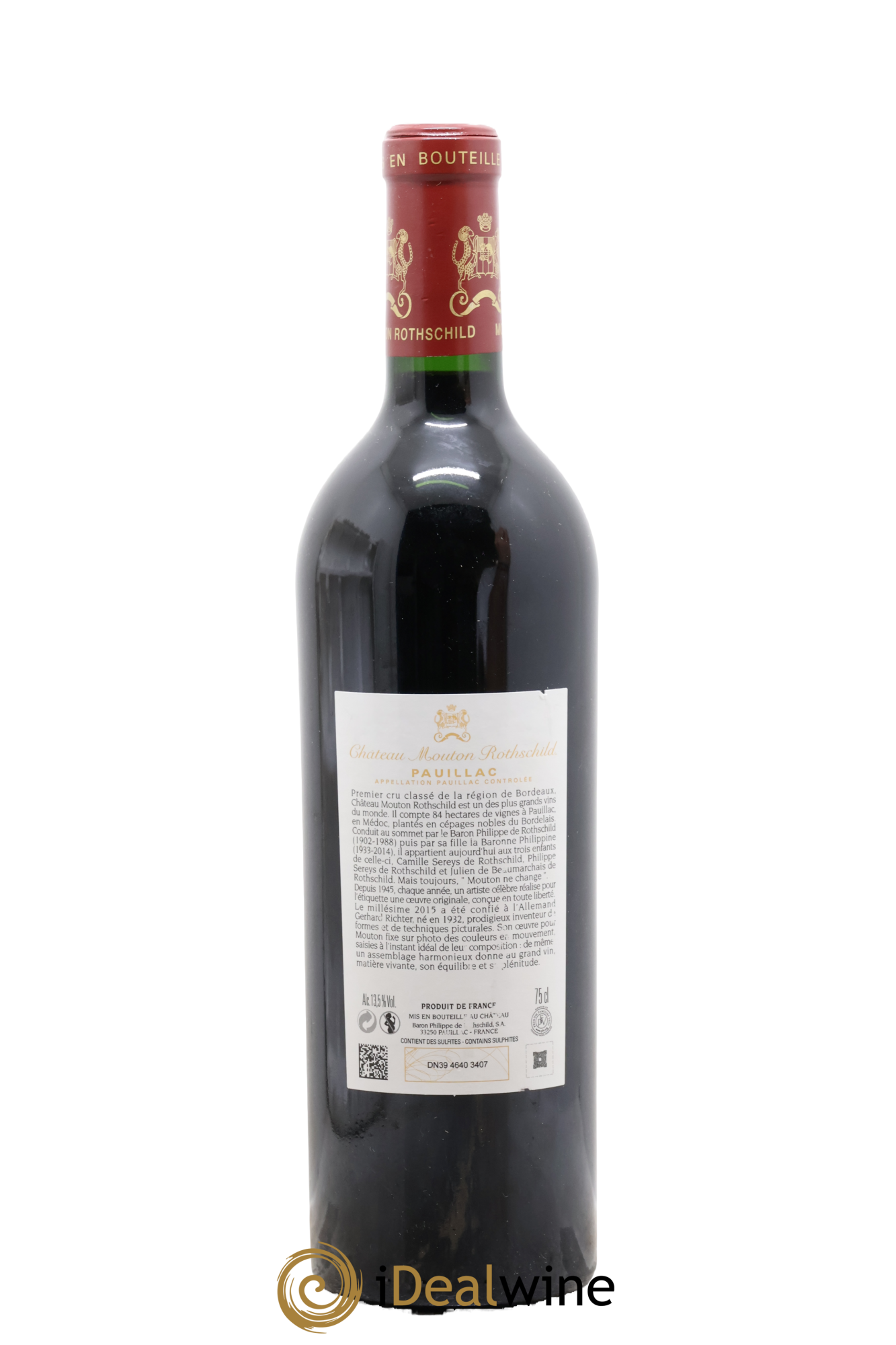 Château Mouton Rothschild 1er Grand Cru Classé 2015 - Lot of 1 bottle - 1