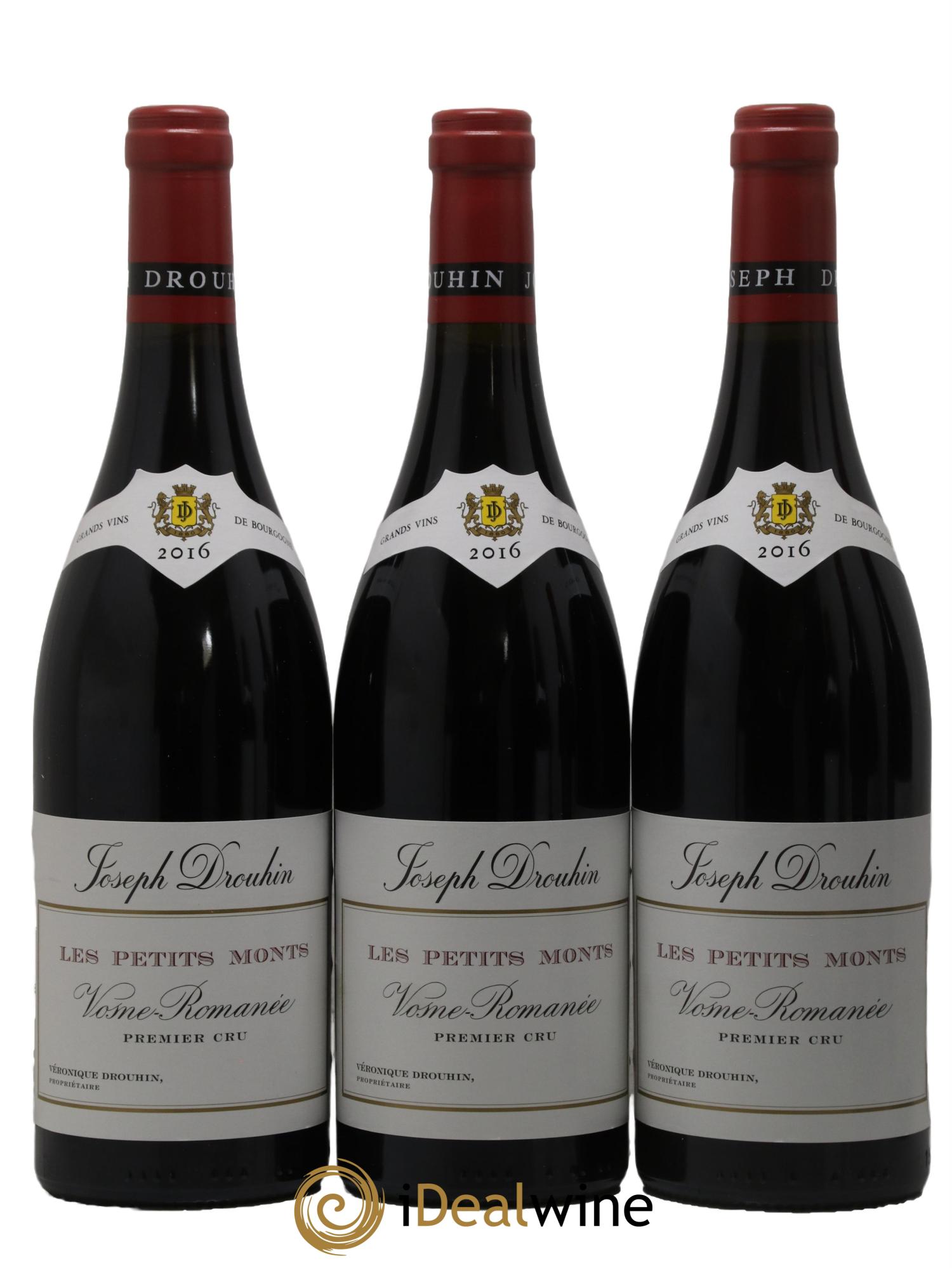 Vosne-Romanée 1er Cru Les Petits Monts Joseph Drouhin 2016 - Lot of 6 bottles - 3