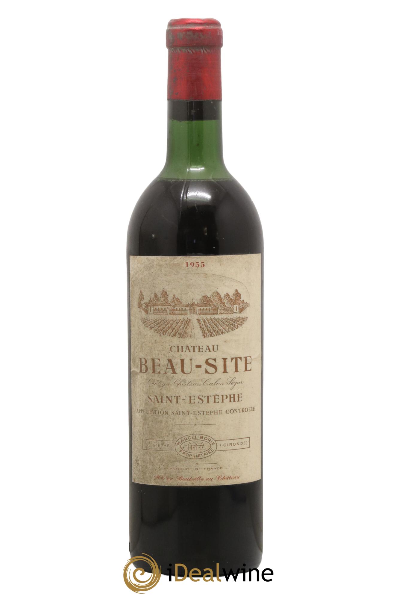 Château Beau Site Cru Bourgeois 1955 - Posten von 1 Flasche - 0