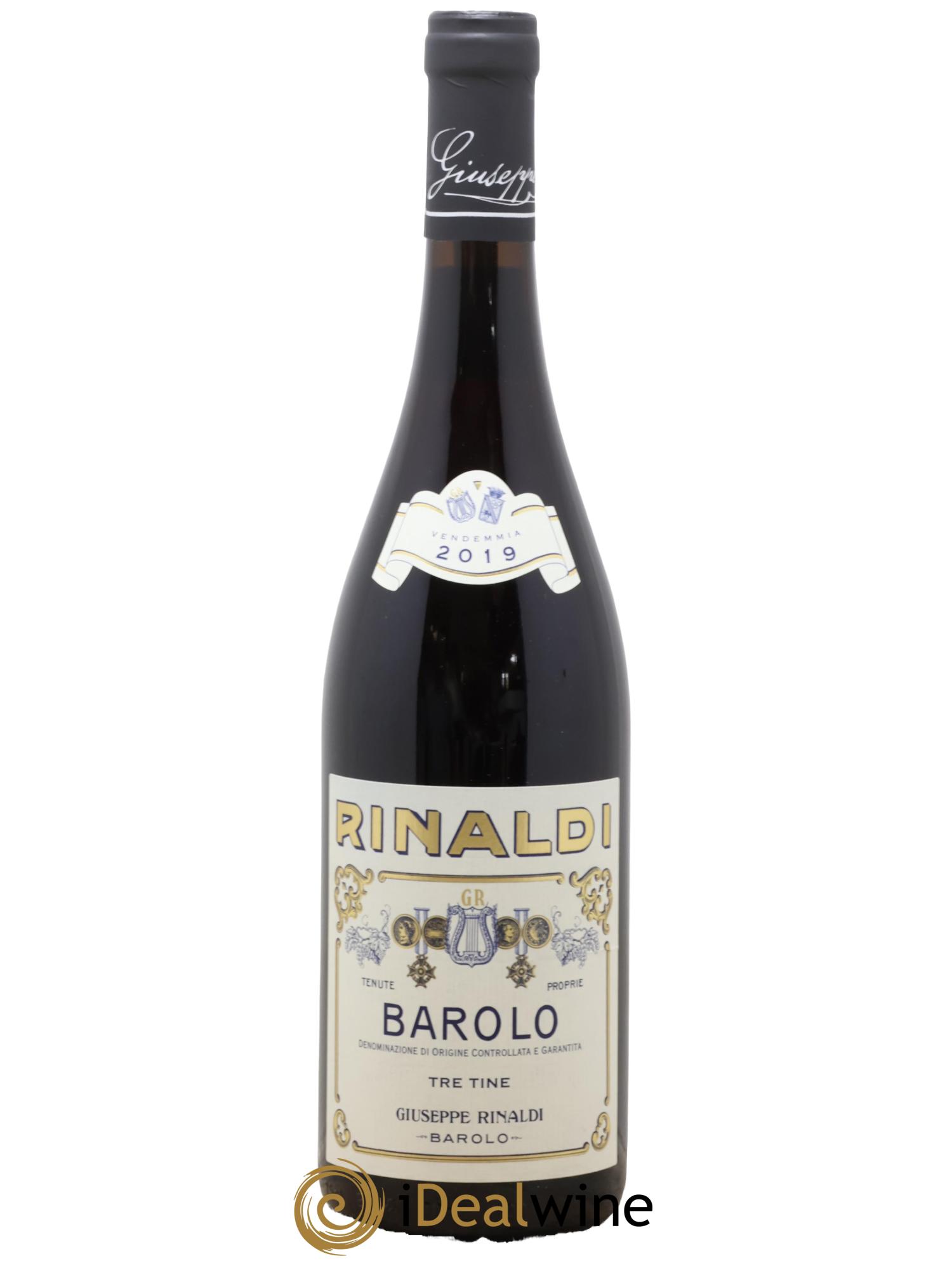 Barolo DOCG Tre Tine Giuseppe Rinaldi 2019 - Lotto di 1 bottiglia - 0