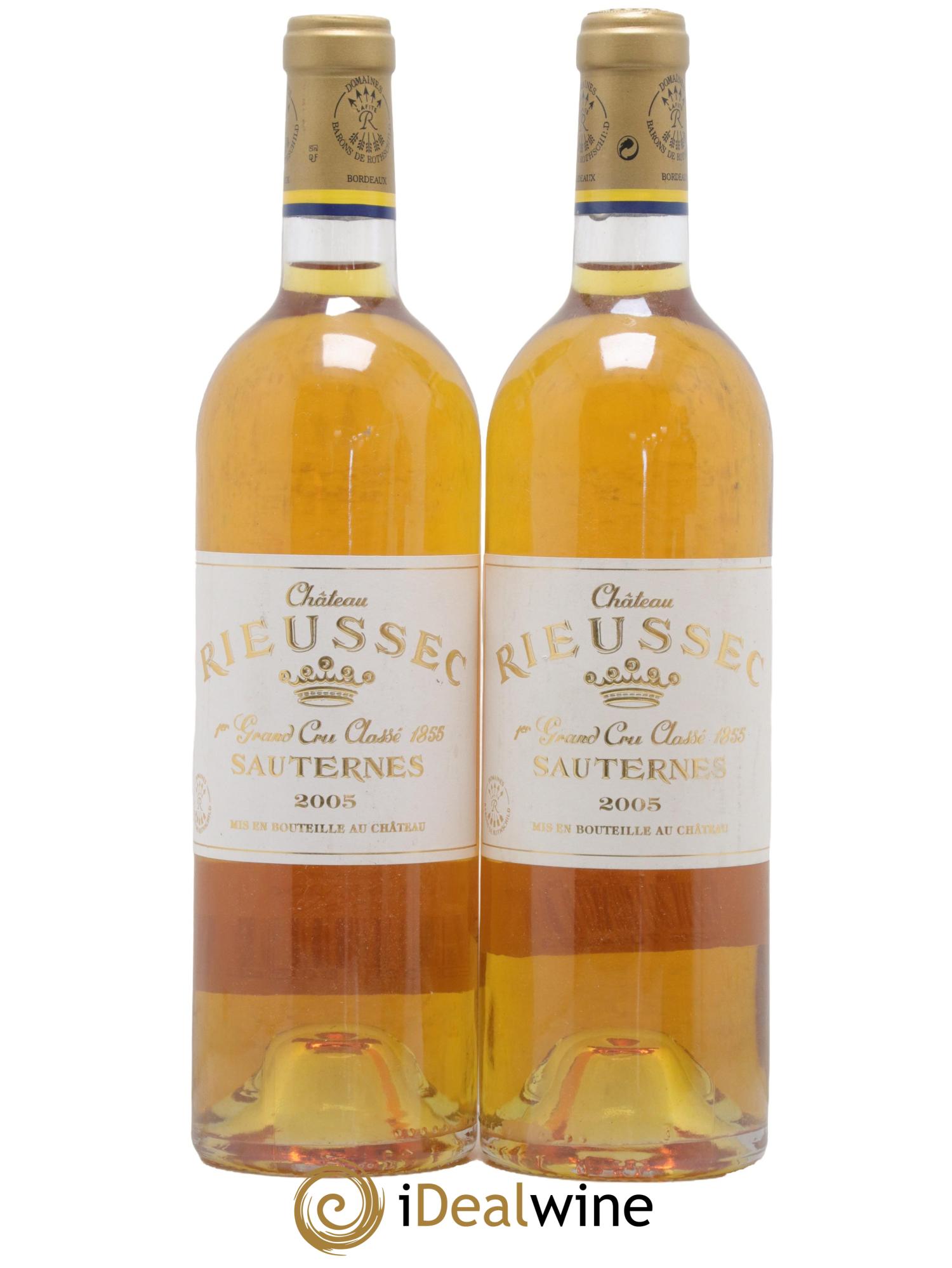 Château Rieussec 1er Grand Cru Classé 2005 - Lotto di 2 bottiglie - 0