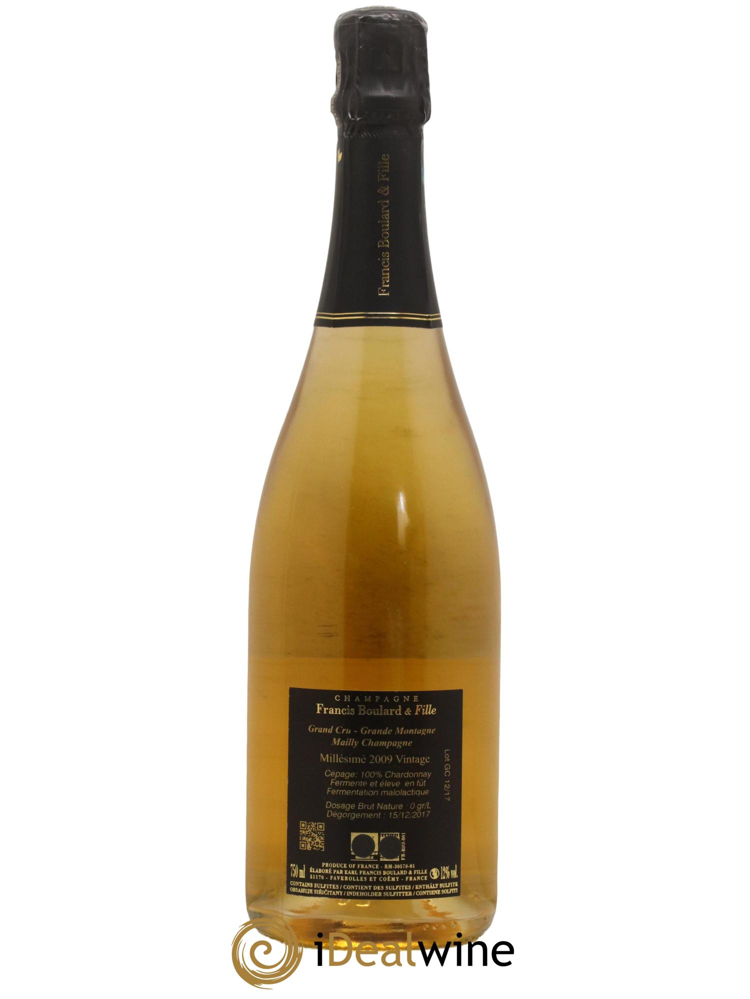Grande Montagne Extra-Brut Francis Boulard 2009 - Lot de 1 bouteille - 1