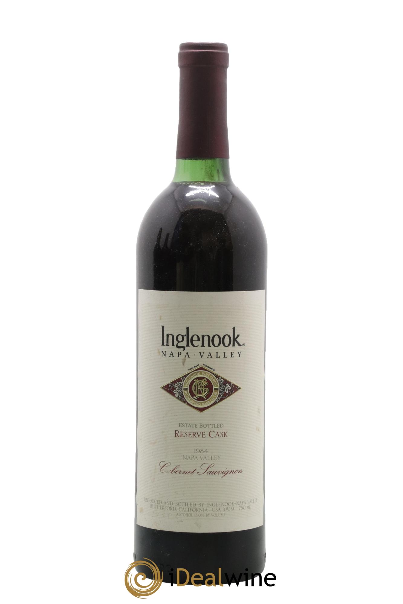 Napa Valley Inglenook Cabernet Sauvignon 1984 - Lot de 1 bouteille - 0