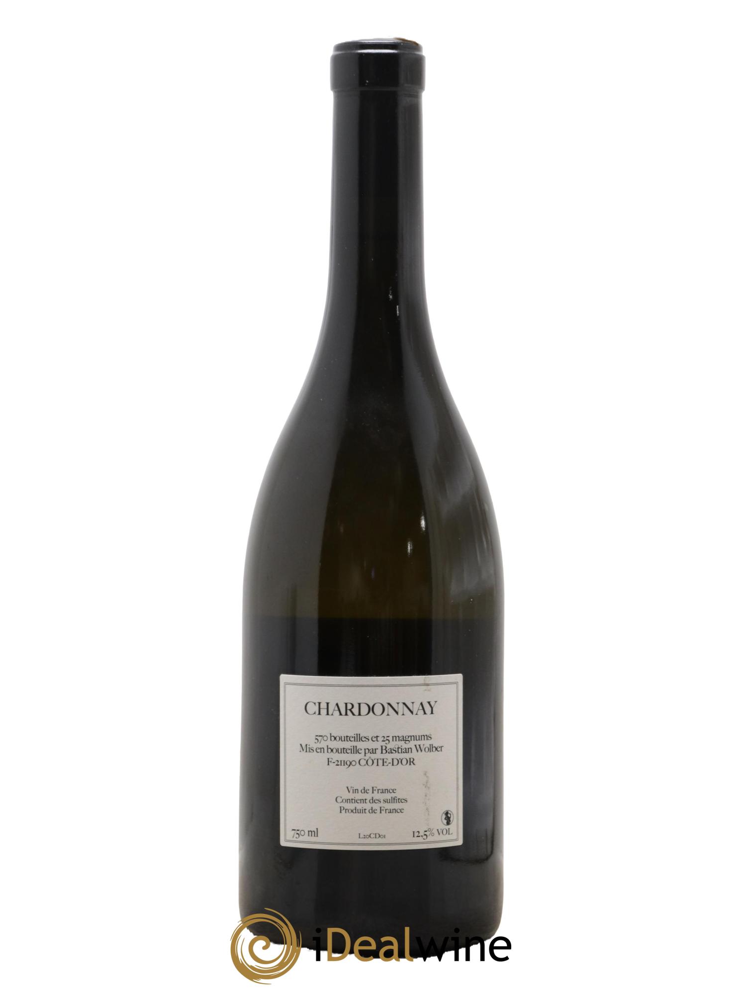 Vin de France Laisse Tomber Chardonnay Bastian Wolber 2020 - Lotto di 1 bottiglia - 1