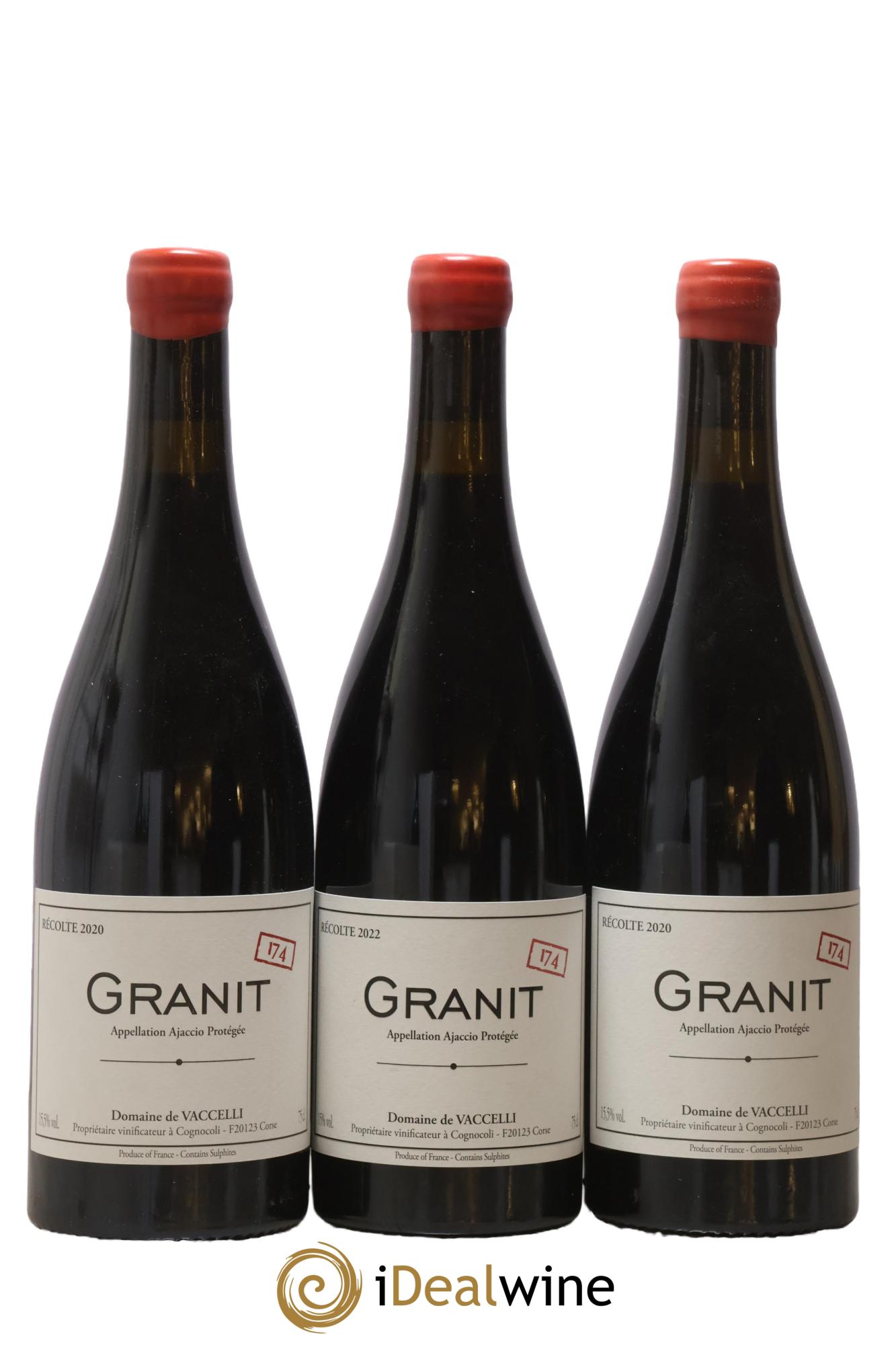 Ajaccio Granit 174 Vaccelli - Lot de 7 bouteilles - 2