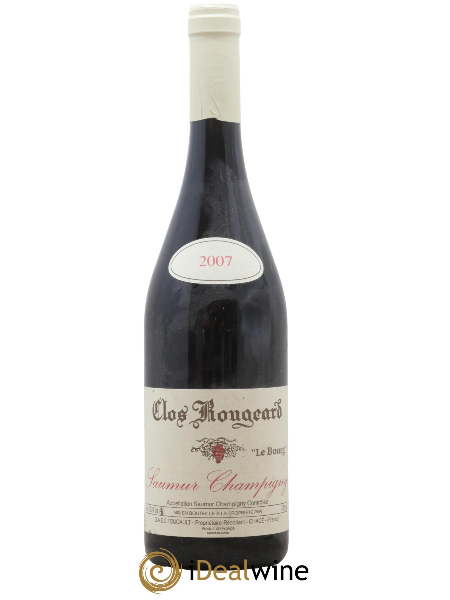 Saumur-Champigny Le Bourg Clos Rougeard 2007 - Lot de 1 bouteille - 0