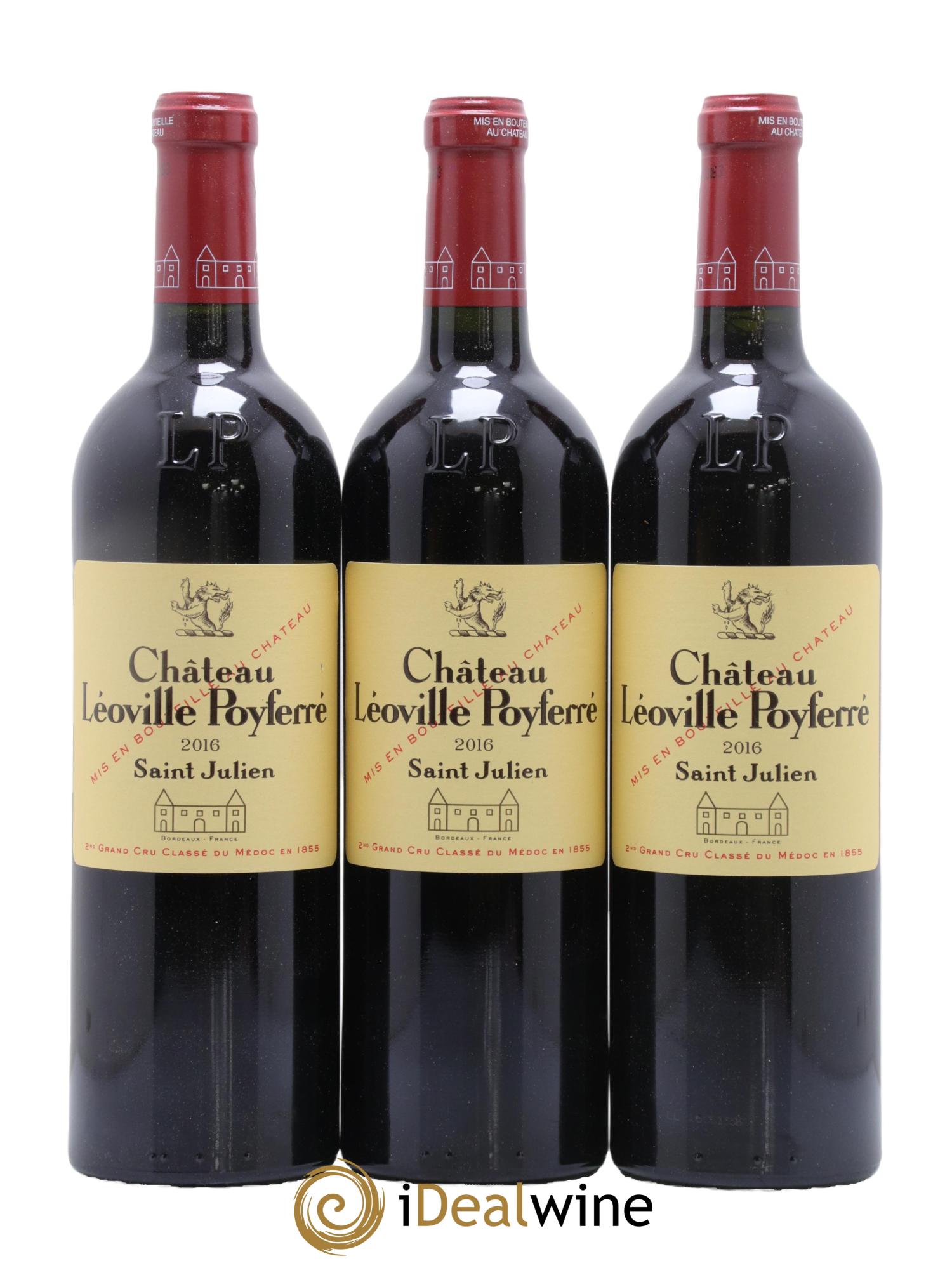 Château Léoville Poyferré 2ème Grand Cru Classé 2016 - Lot de 6 bouteilles - 1