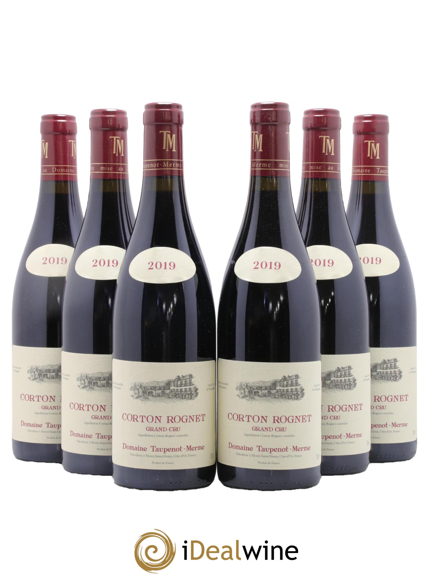 Corton Grand Cru Rognet Taupenot-Merme 2019 - Lot de 6 bouteilles - 0