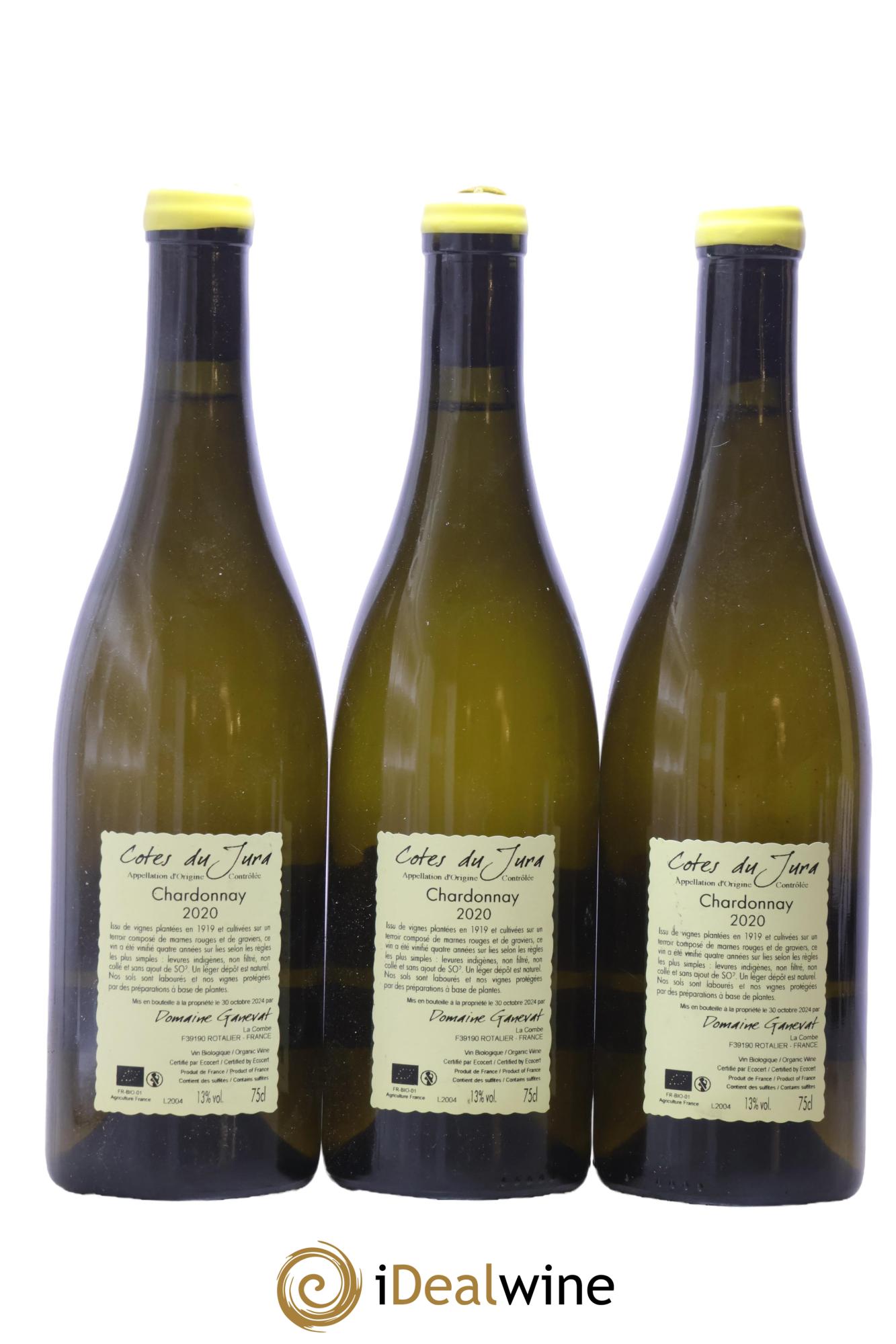Côtes du Jura Les Grands Teppes Vieilles Vignes Jean-François Ganevat (Domaine) 2020 - Lot of 3 bottles - 1