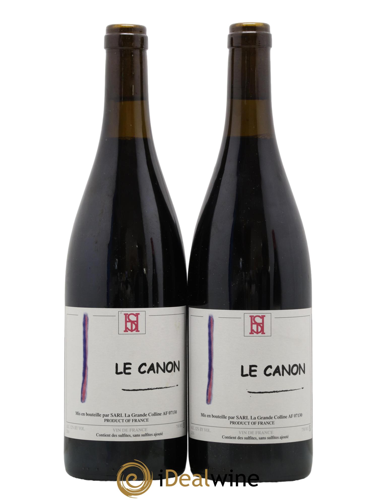 Vin de France Le Canon Hirotake Ooka - Domaine La Grande Colline 2016 - Lot de 2 bouteilles - 0