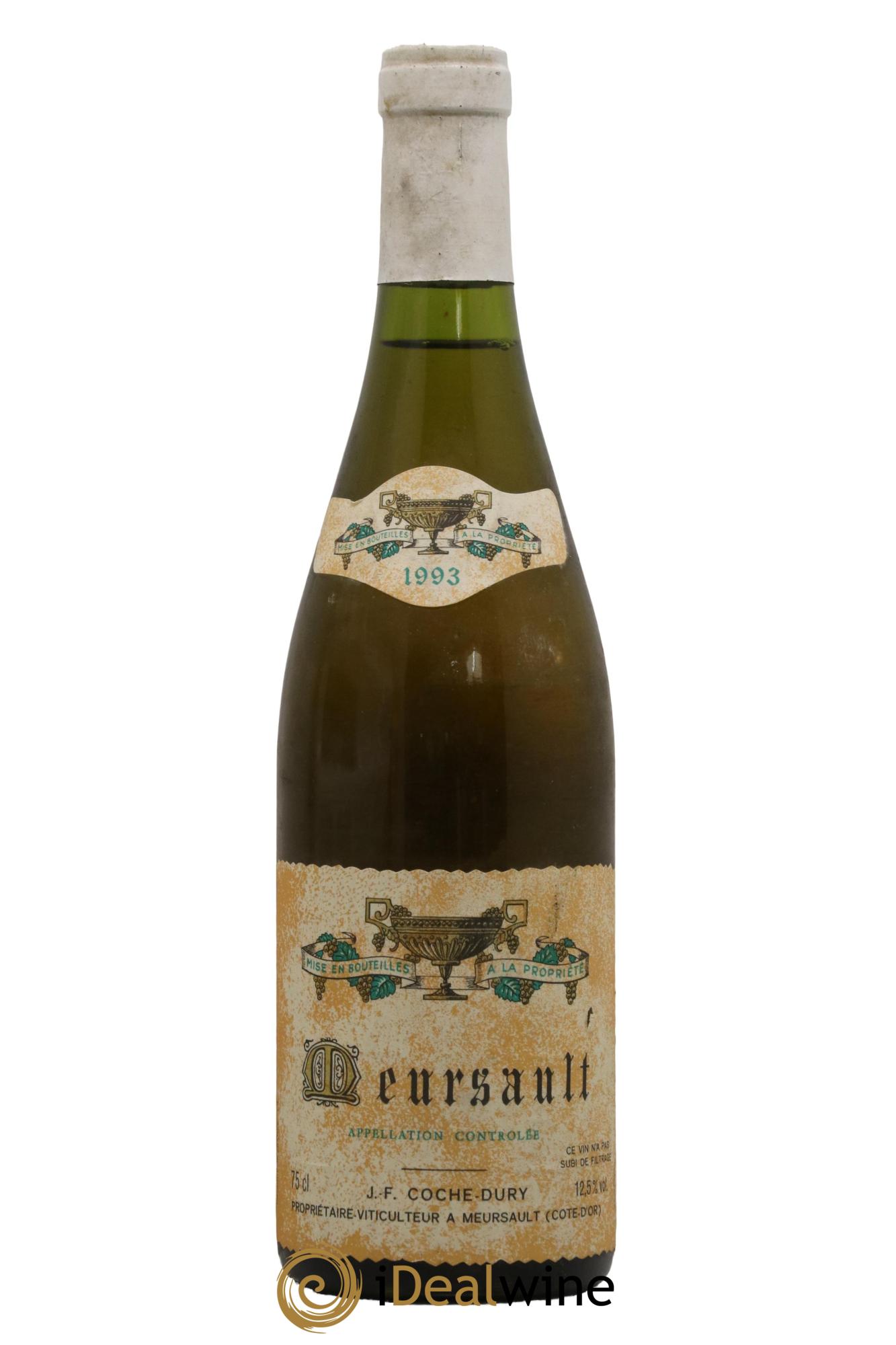 Meursault Coche Dury (Domaine) 1993 - Lot de 1 bouteille - 0