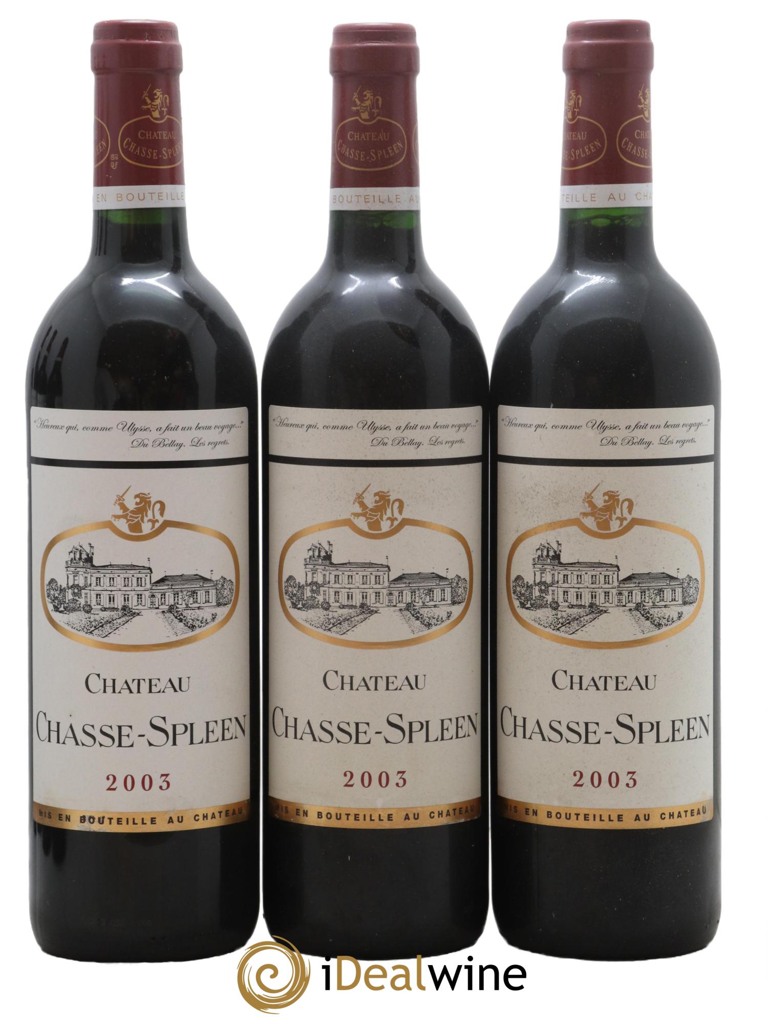 Château Chasse Spleen 2003 - Lot de 12 bouteilles - 2