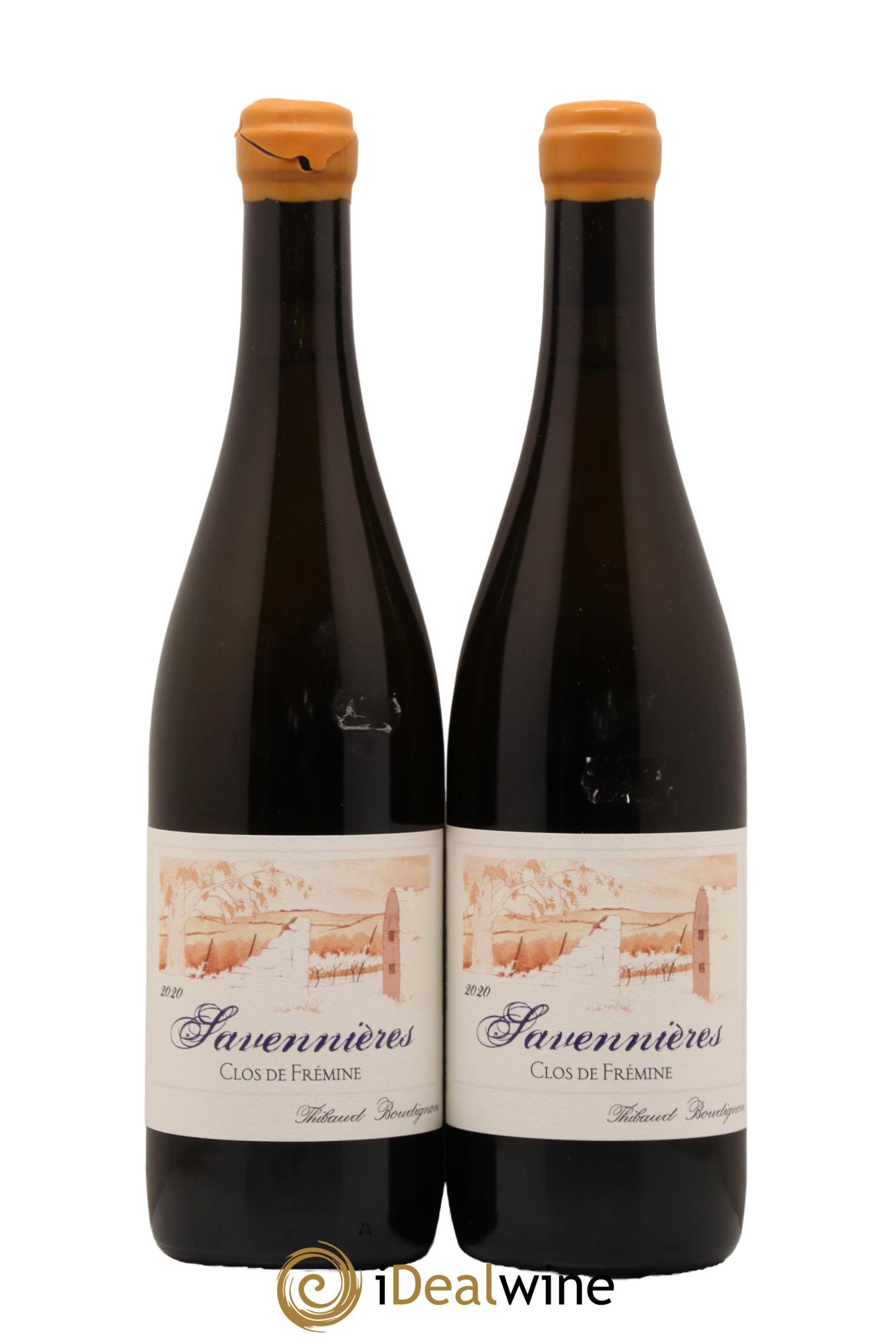 Savennières Clos de Frémine Thibaud Boudignon 2020 - Lot de 2 bouteilles - 0