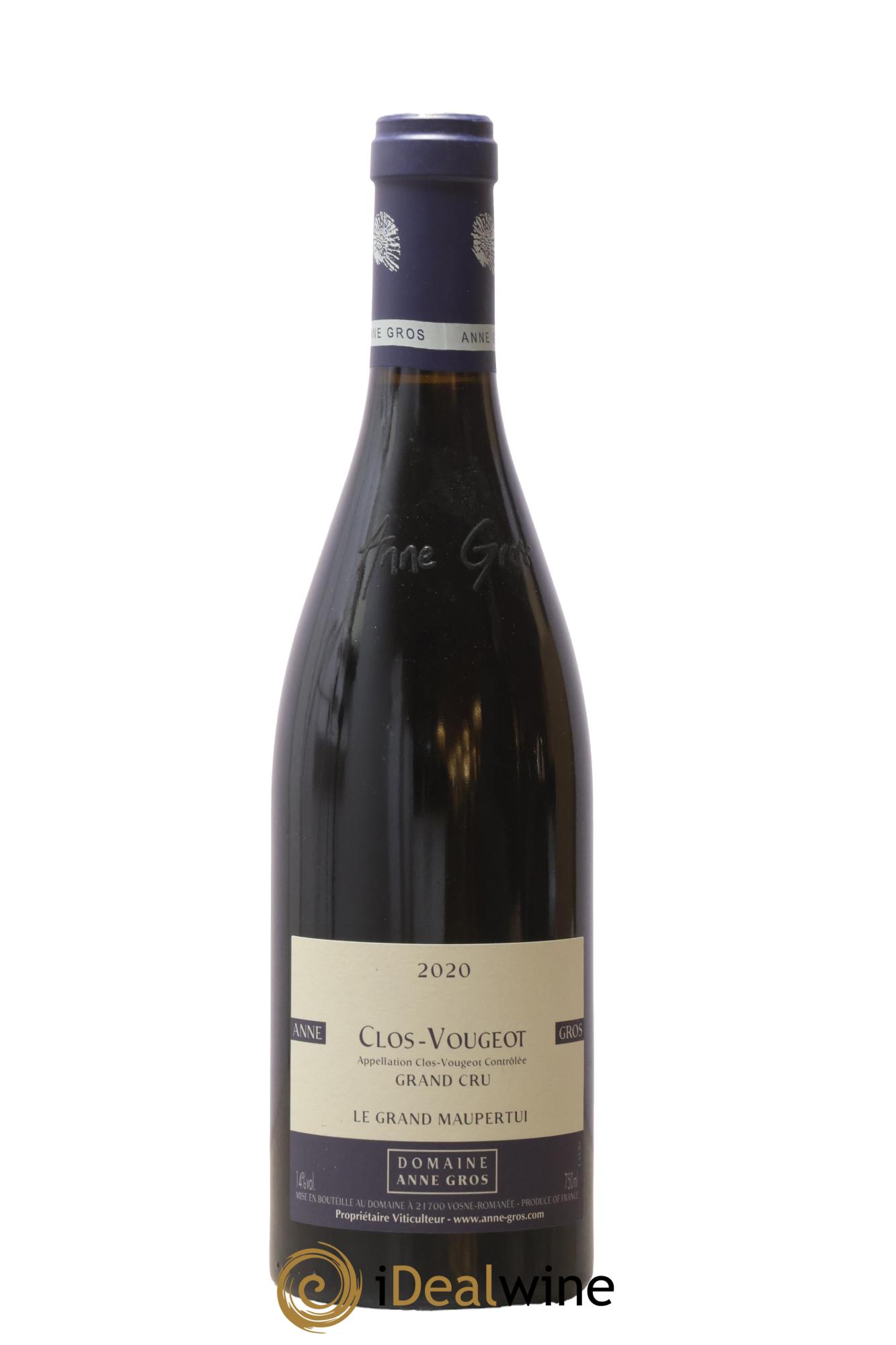Clos de Vougeot Grand Cru Le Grand Maupertui Anne Gros 2020 - Posten von 1 Flasche - 0