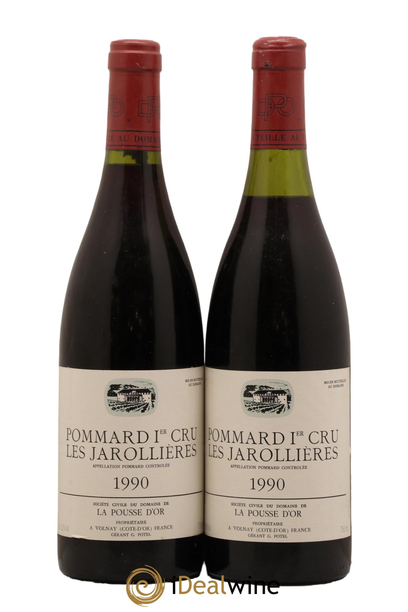Pommard 1er Cru Les Jarollières La Pousse d'Or (Domaine de) 1990 - Lot de 2 bouteilles - 0
