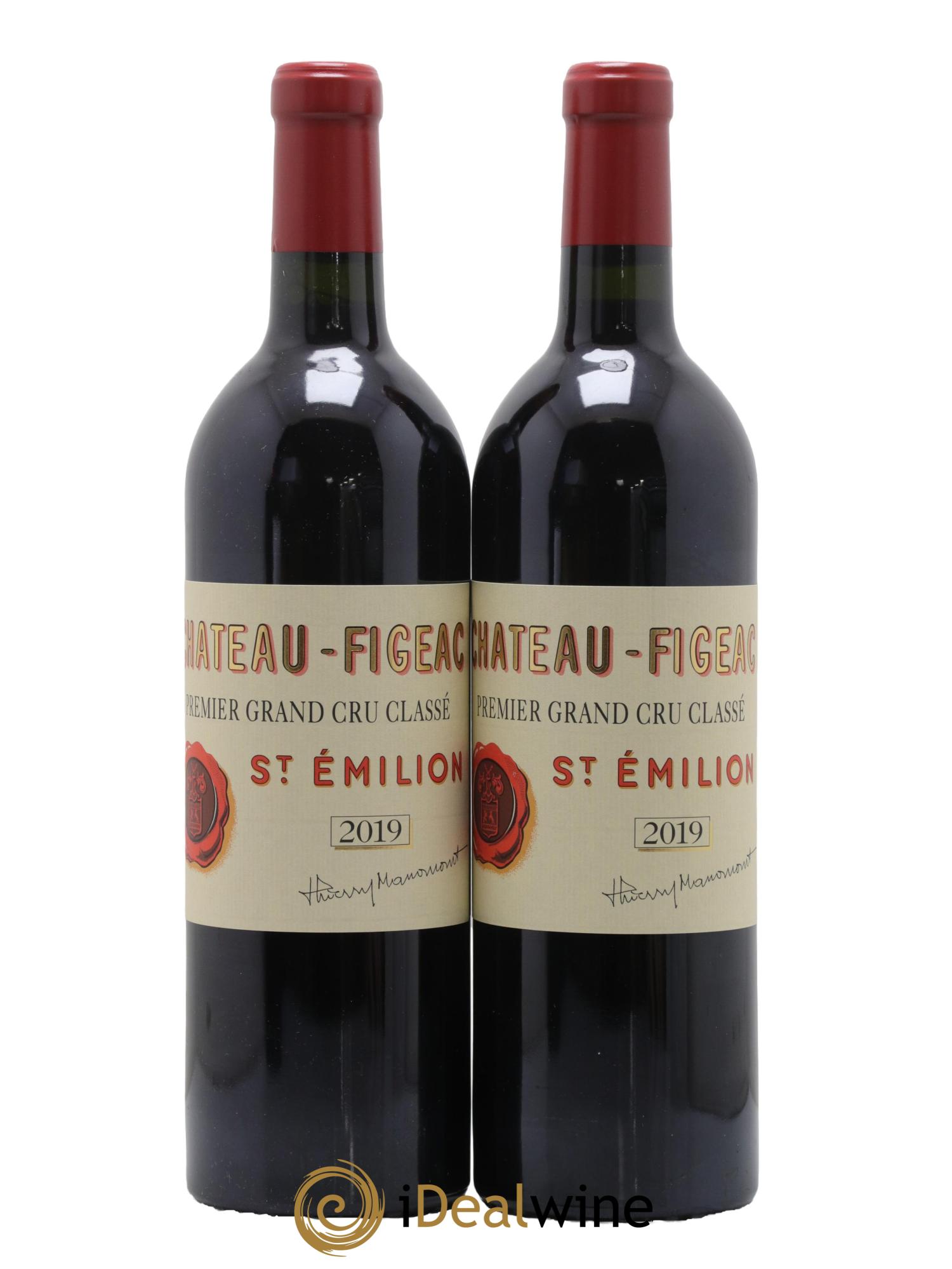 Château Figeac 1er Grand Cru Classé A 2019 - Lot de 2 bouteilles - 0