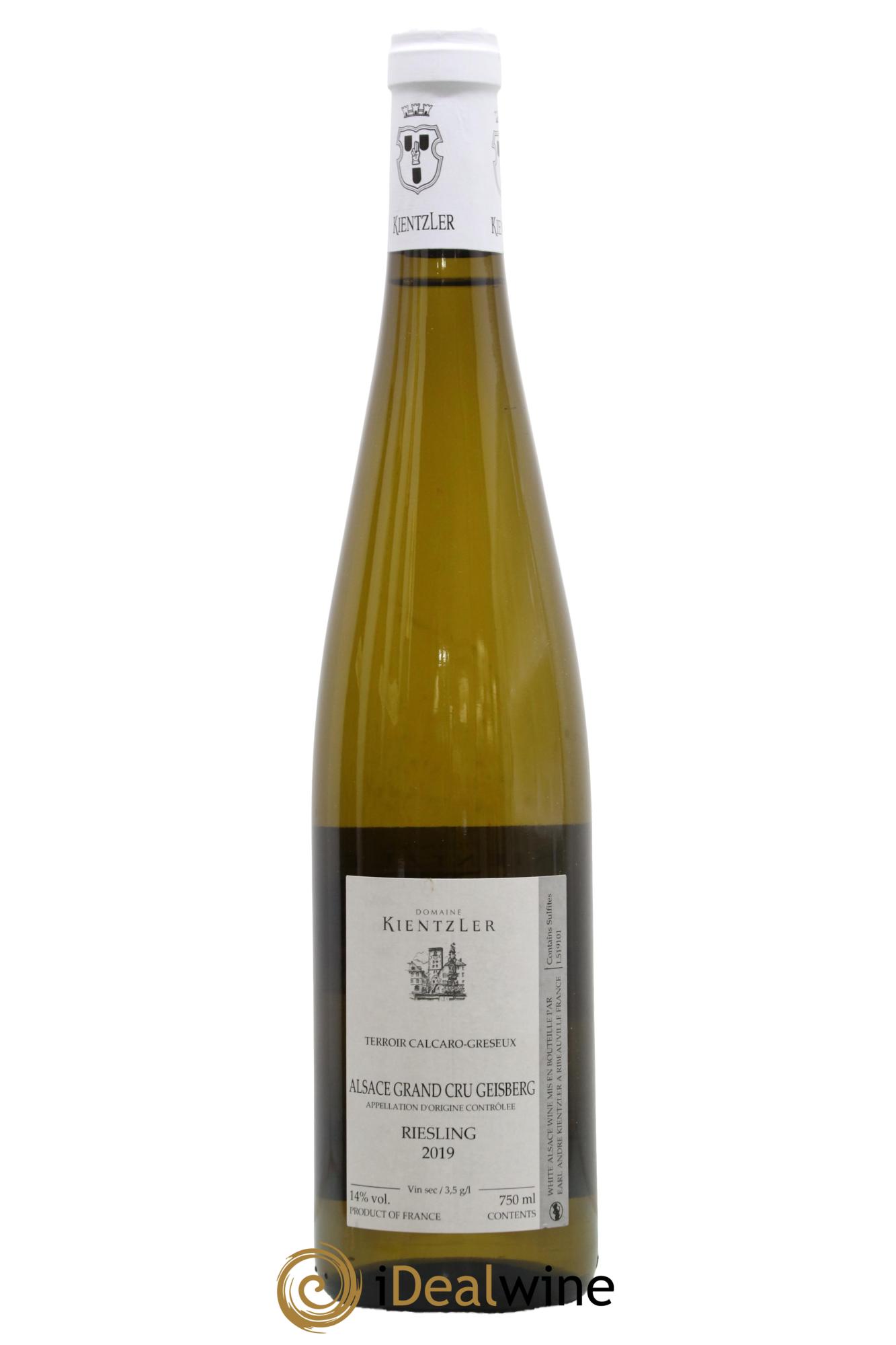 Alsace Riesling Grand Cru Geisberg Kientzler 2019 - Lot of 1 bottle - 1