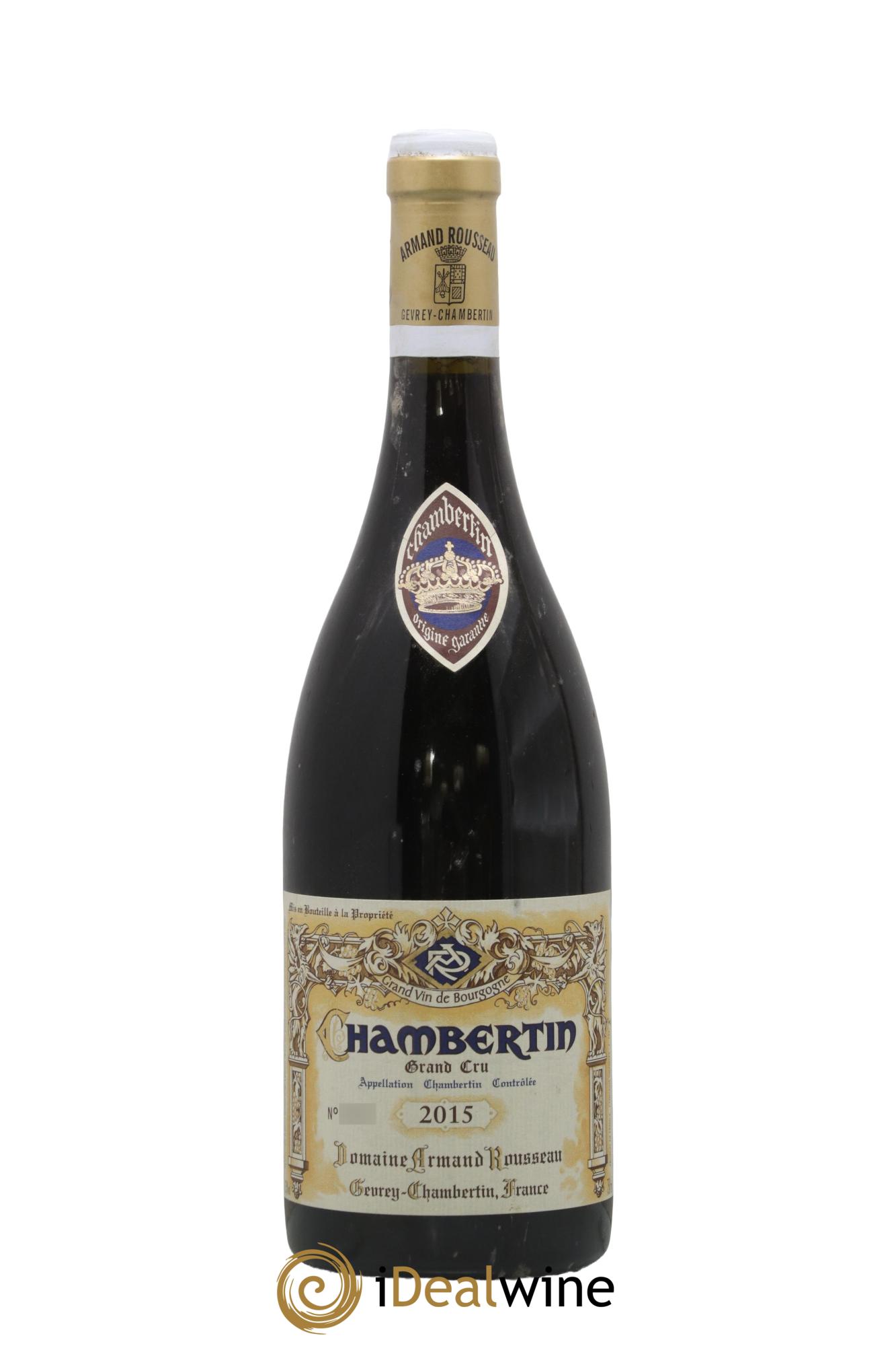 Chambertin Grand Cru Armand Rousseau (Domaine) 2015 - Lot de 1 bouteille - 0