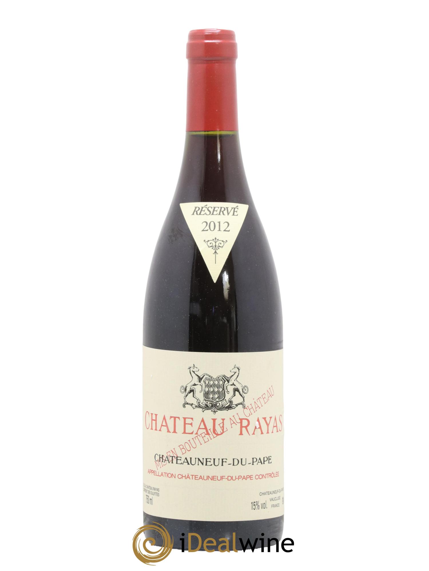 Châteauneuf-du-Pape Château Rayas Emmanuel Reynaud 2012 - Lot de 1 bouteille - 0