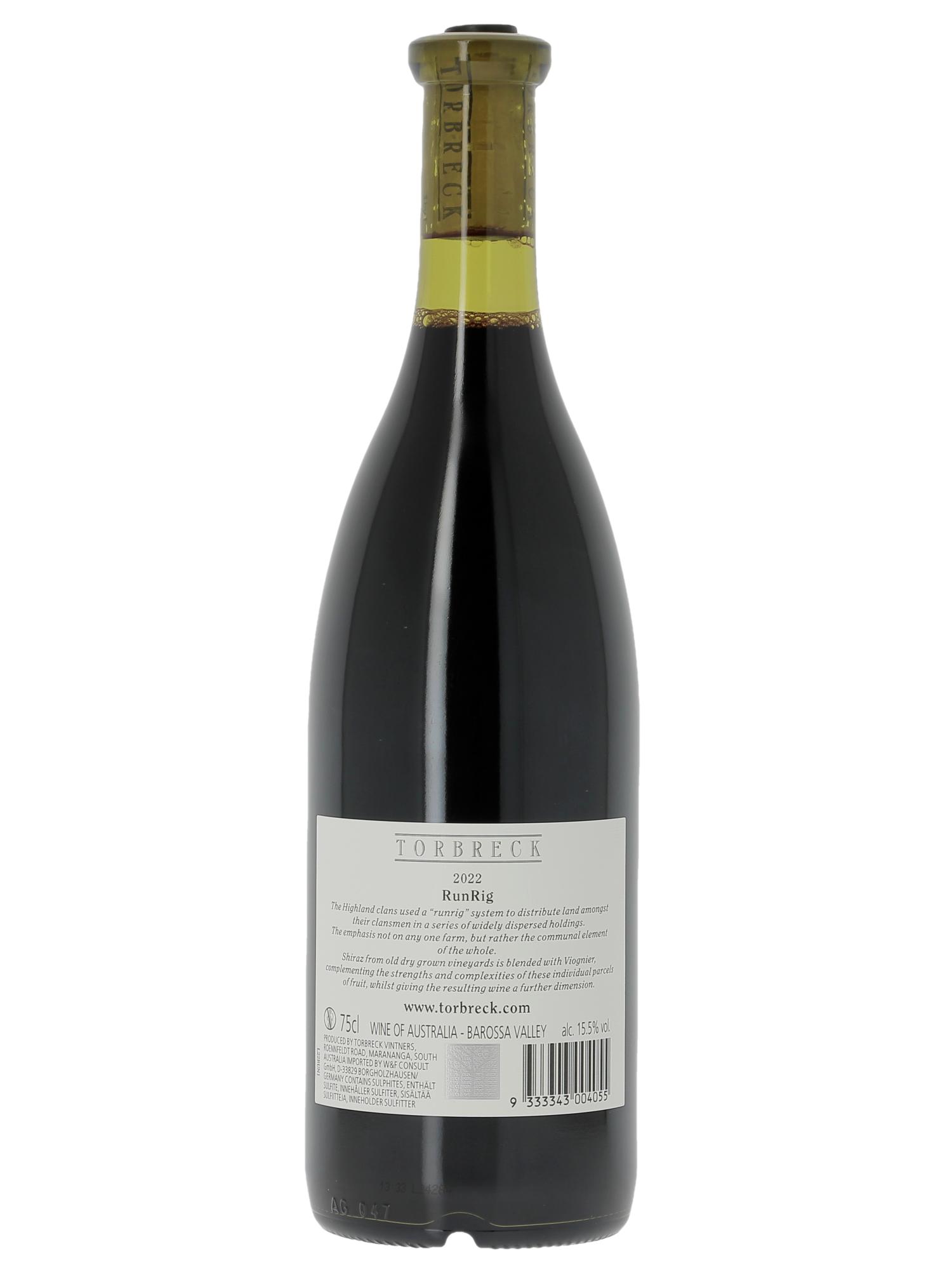 Barossa Valley Torbreck Runrig  2022 - Lot of 1 bottle - 1