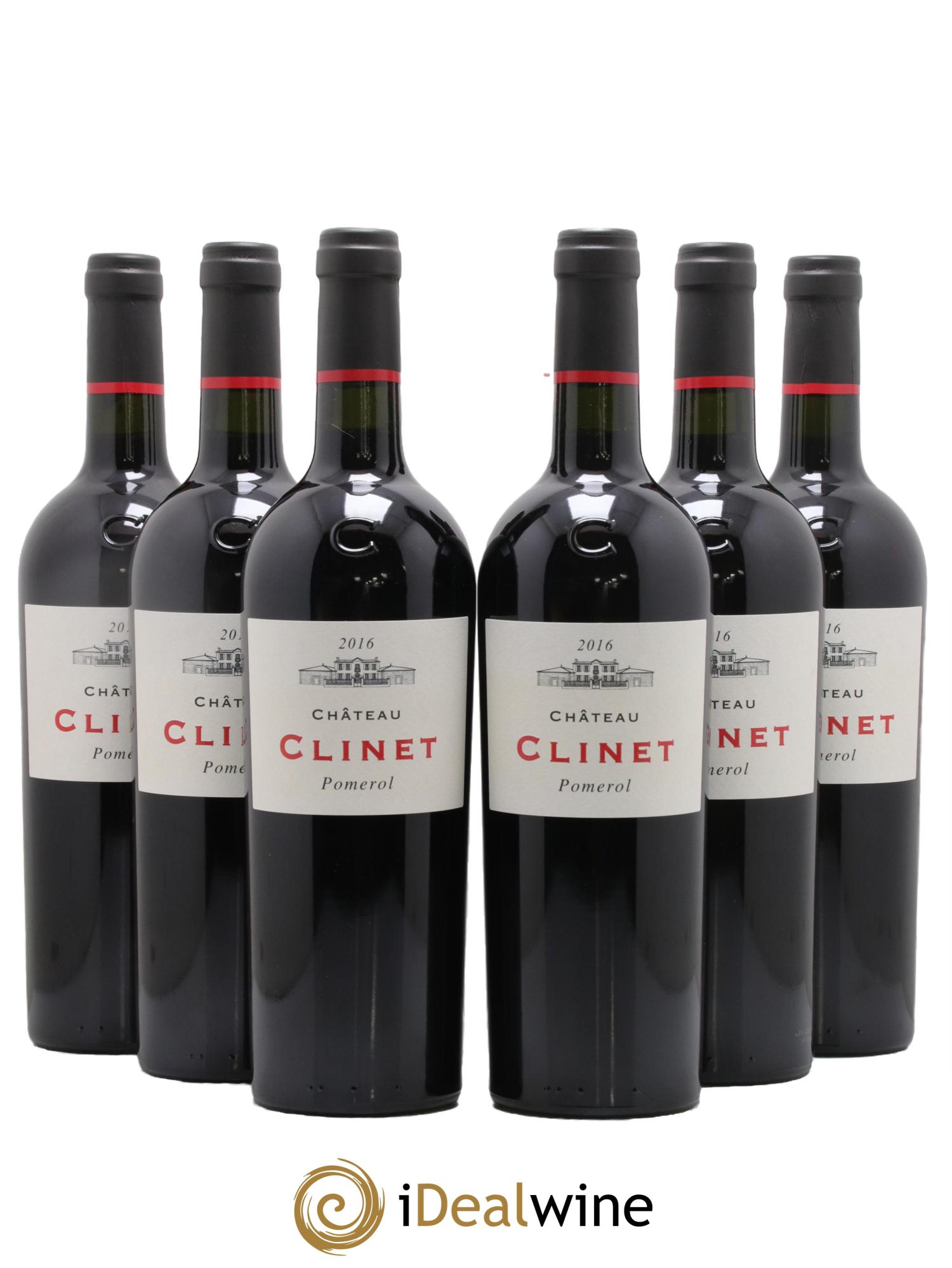 Château Clinet 2016 - Lotto di 6 bottiglie - 0