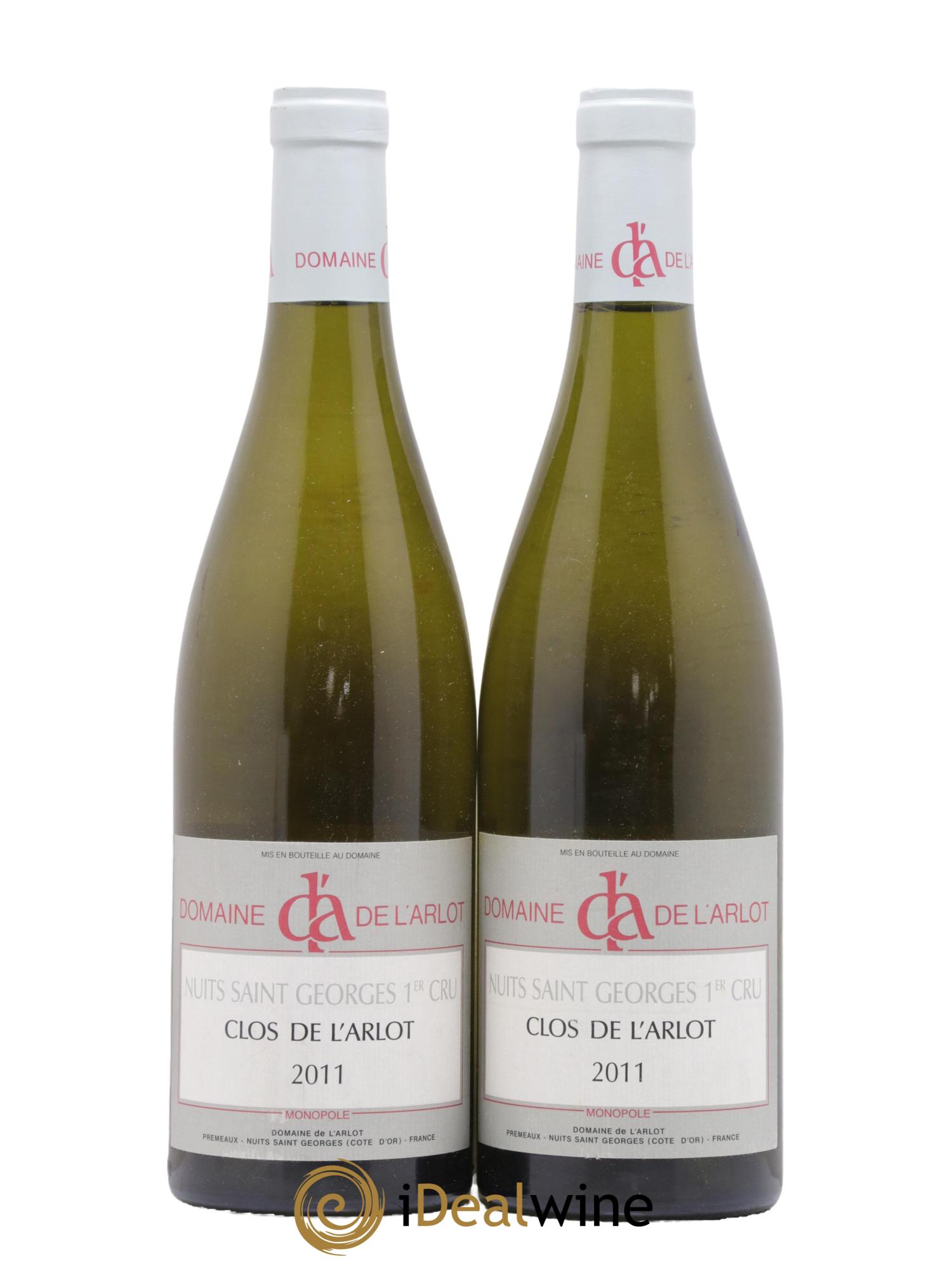Nuits-Saint-Georges 1er Cru Clos de l'Arlot Domaine de l'Arlot 2011 - Lot de 2 bouteilles - 0