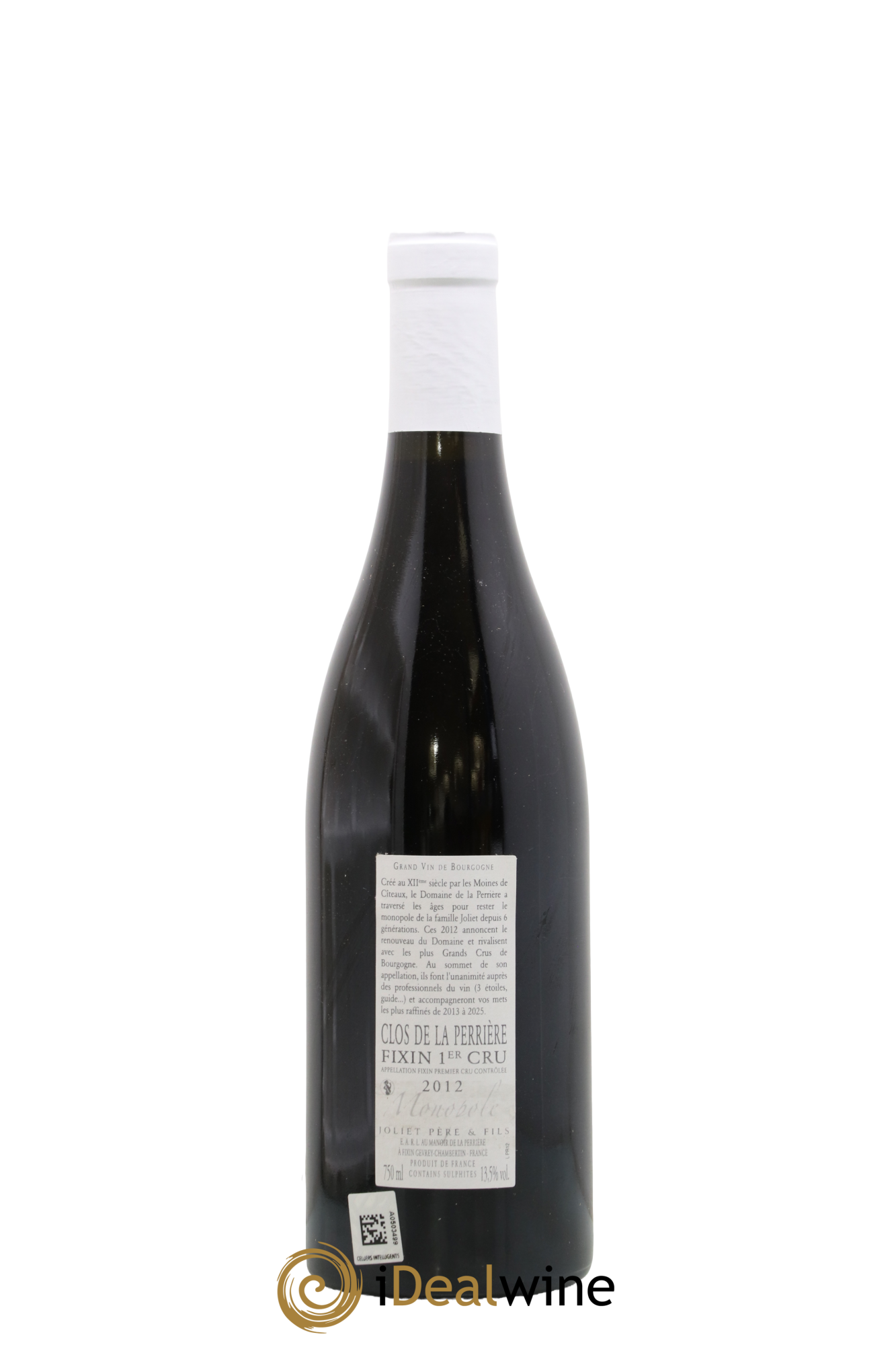 Fixin 1er Cru Clos de la Perrière Joliet Père & Fils (Domaine) 2012 - Lot de 1 bouteille - 1