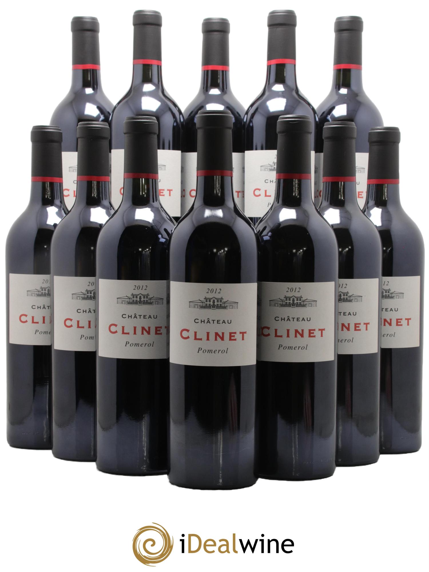 Château Clinet 2012 - Posten von 12 Flaschen - 0