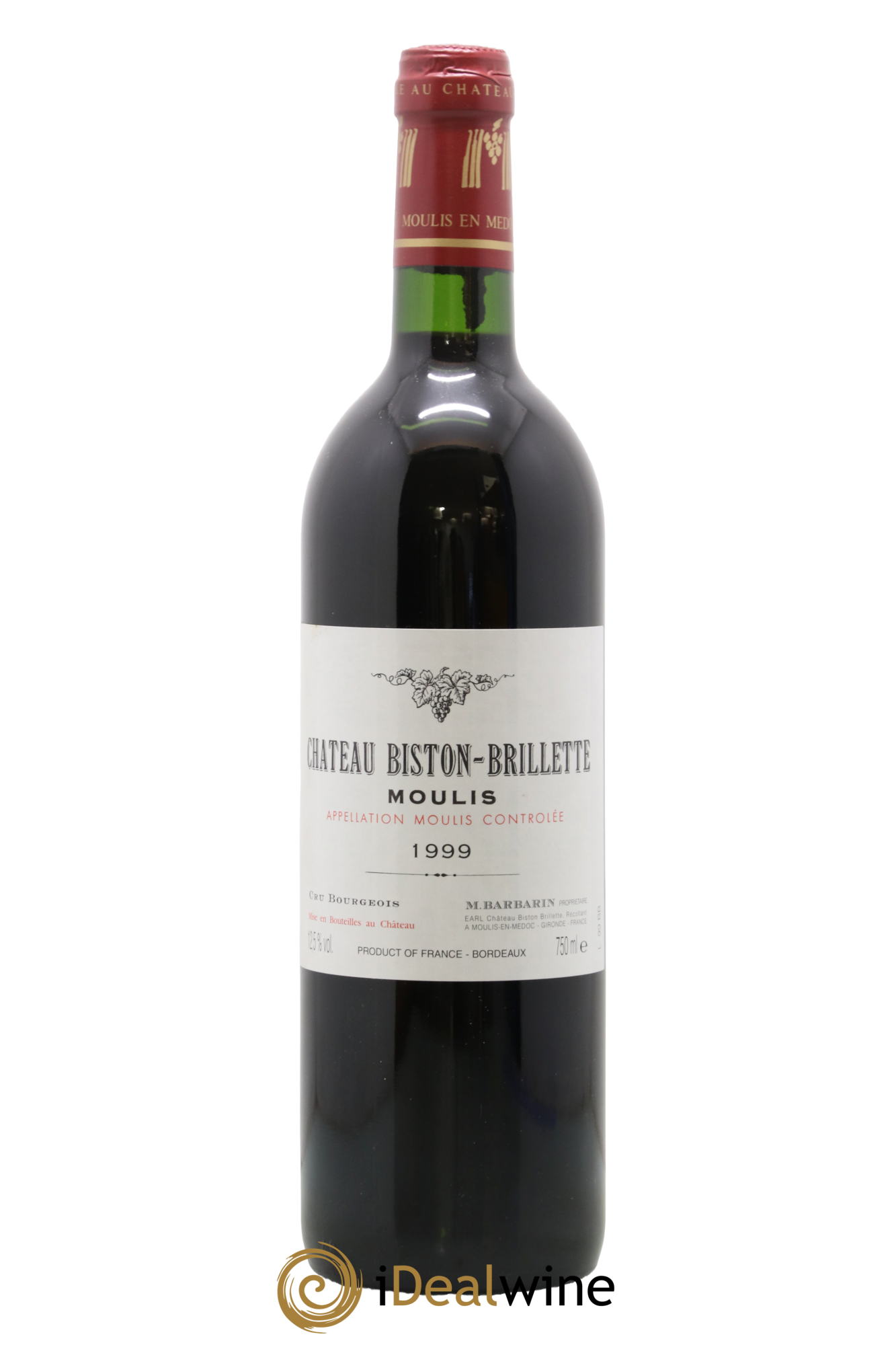Château Biston Brillette 1999 - Posten von 1 Flasche - 0