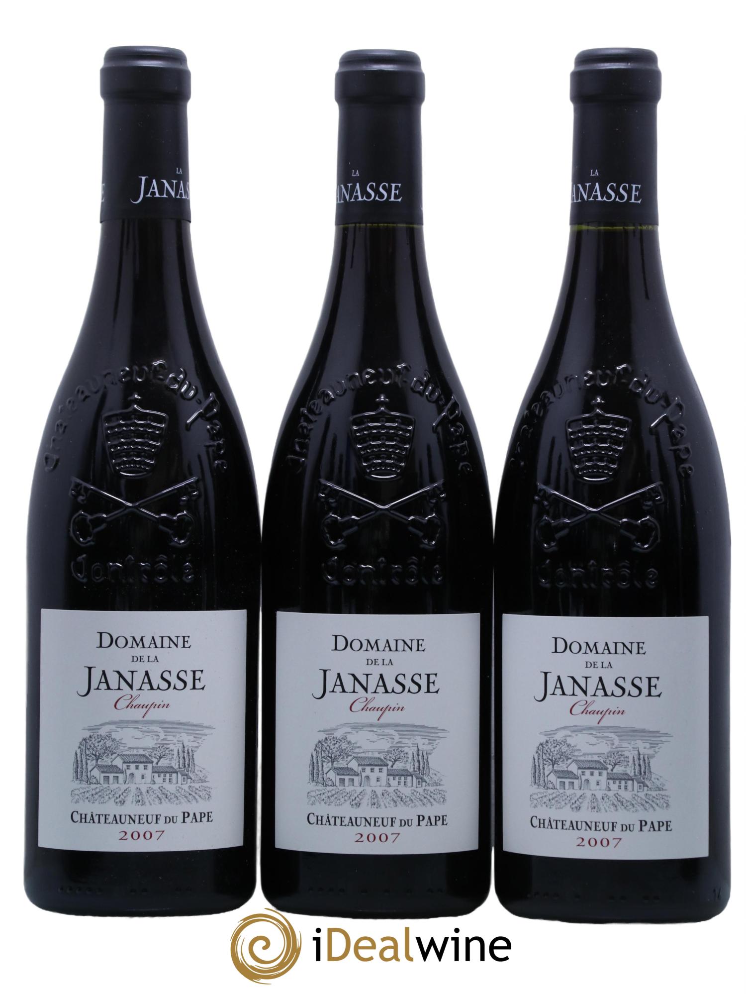 Châteauneuf-du-Pape Cuvée Chaupin La Janasse (Domaine de) 2007 - Lot de 12 bouteilles - 1