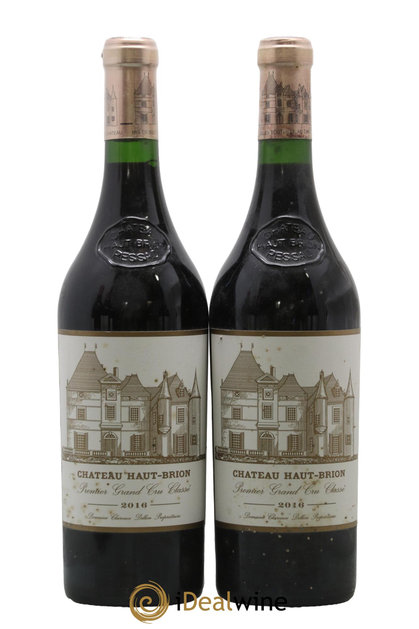 Château Haut Brion 1er Grand Cru Classé 2016 - Lot de 2 bouteilles - 0