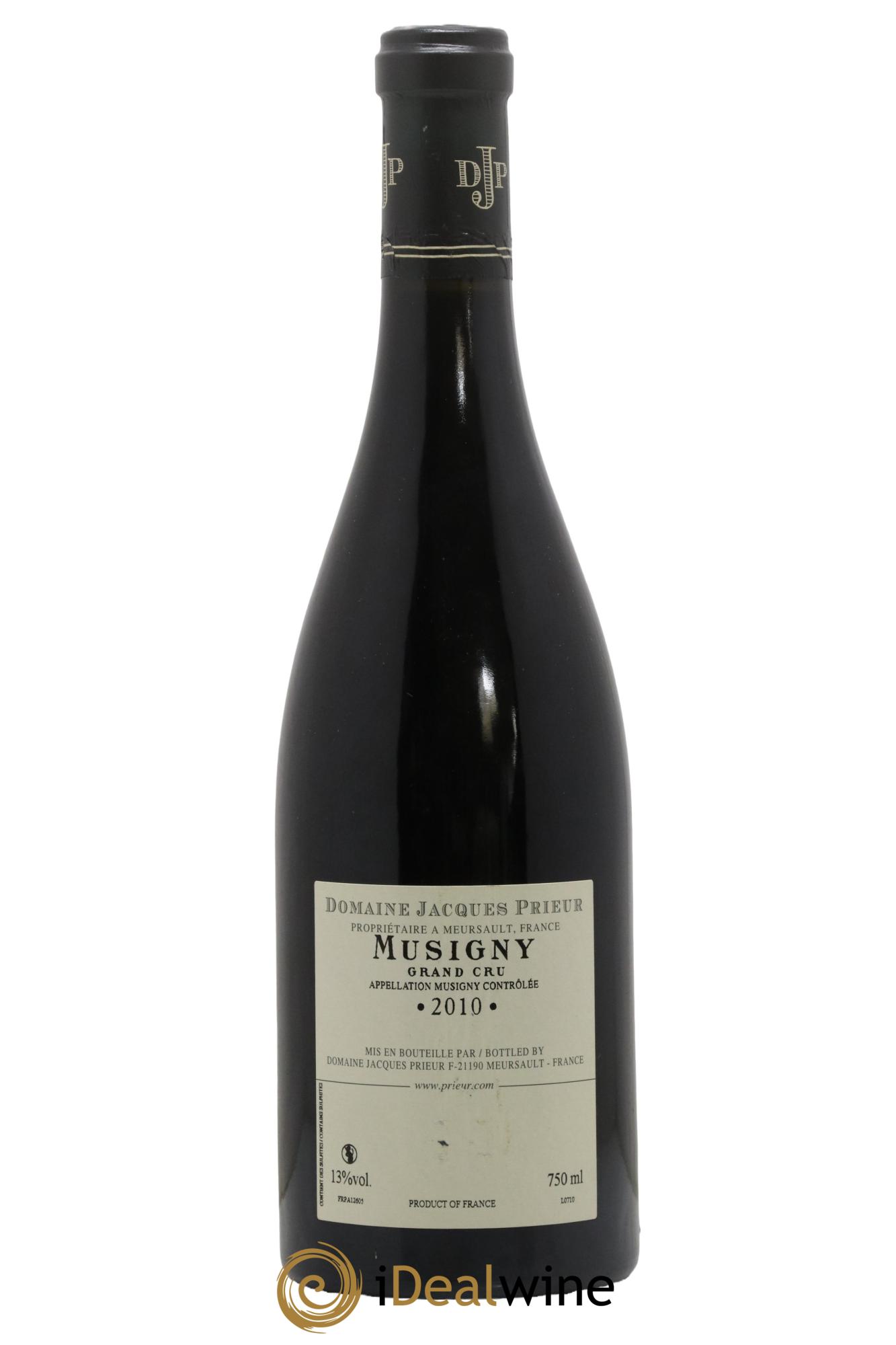 Musigny Grand Cru Jacques Prieur (Domaine)  2010 - Lot of 1 bottle - 1